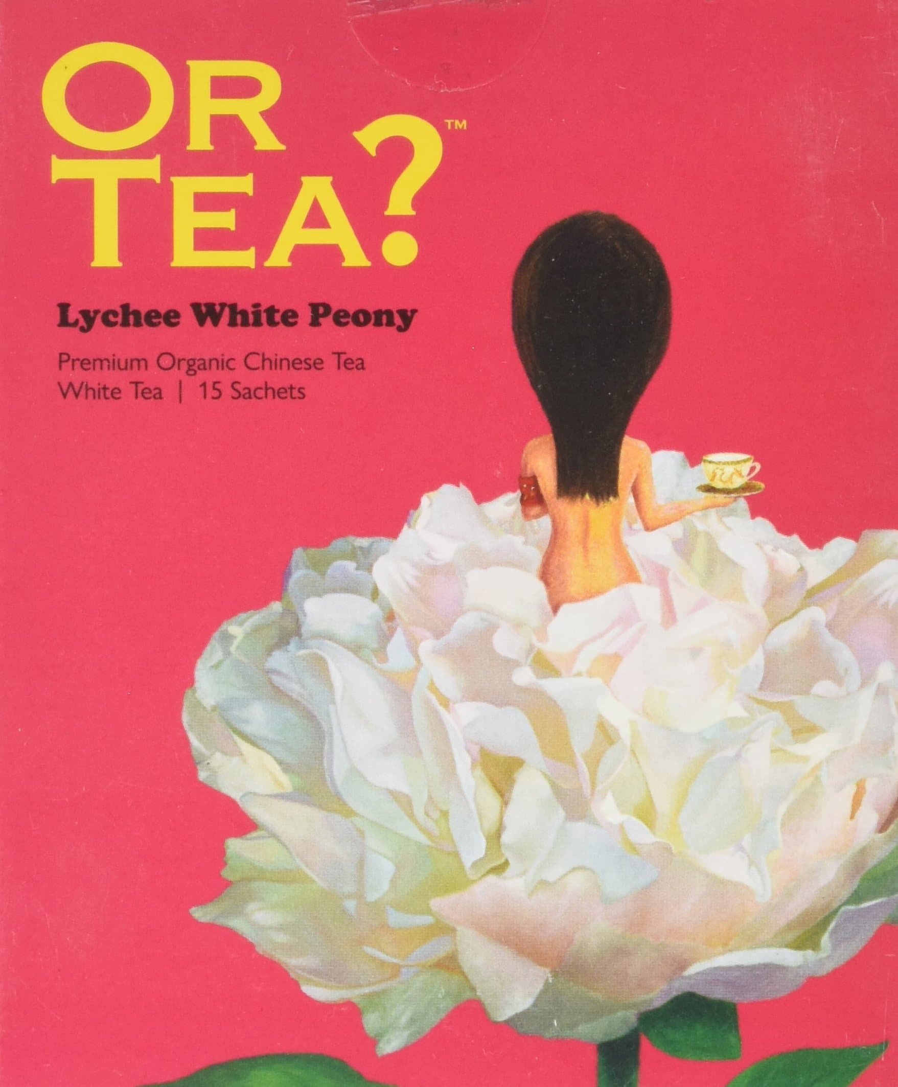 Or Tea Organic Lychee White Peony Sachet Box (Pack of 15)