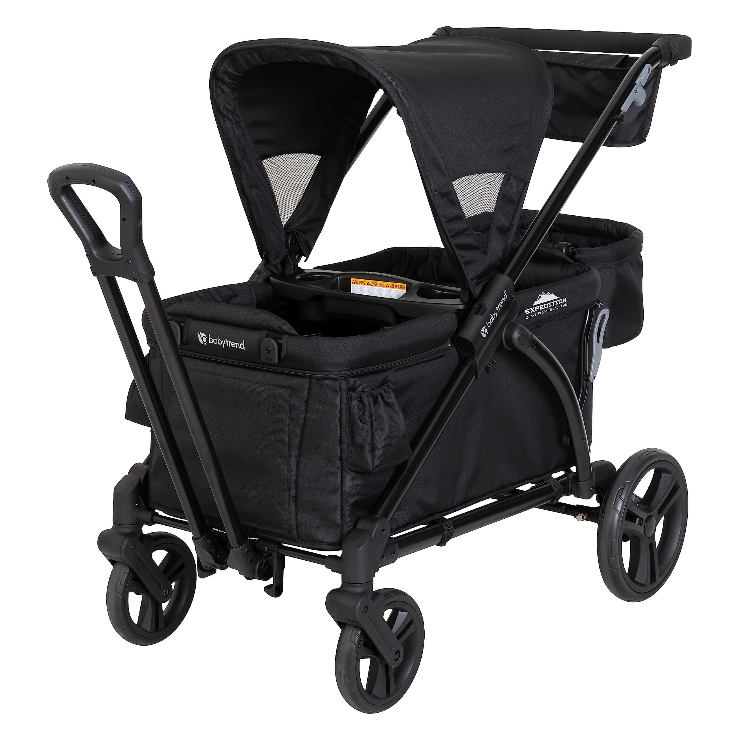 Baby Trend Expedition 2-in-1 Stroller Wagon PLUS, Ultra Black