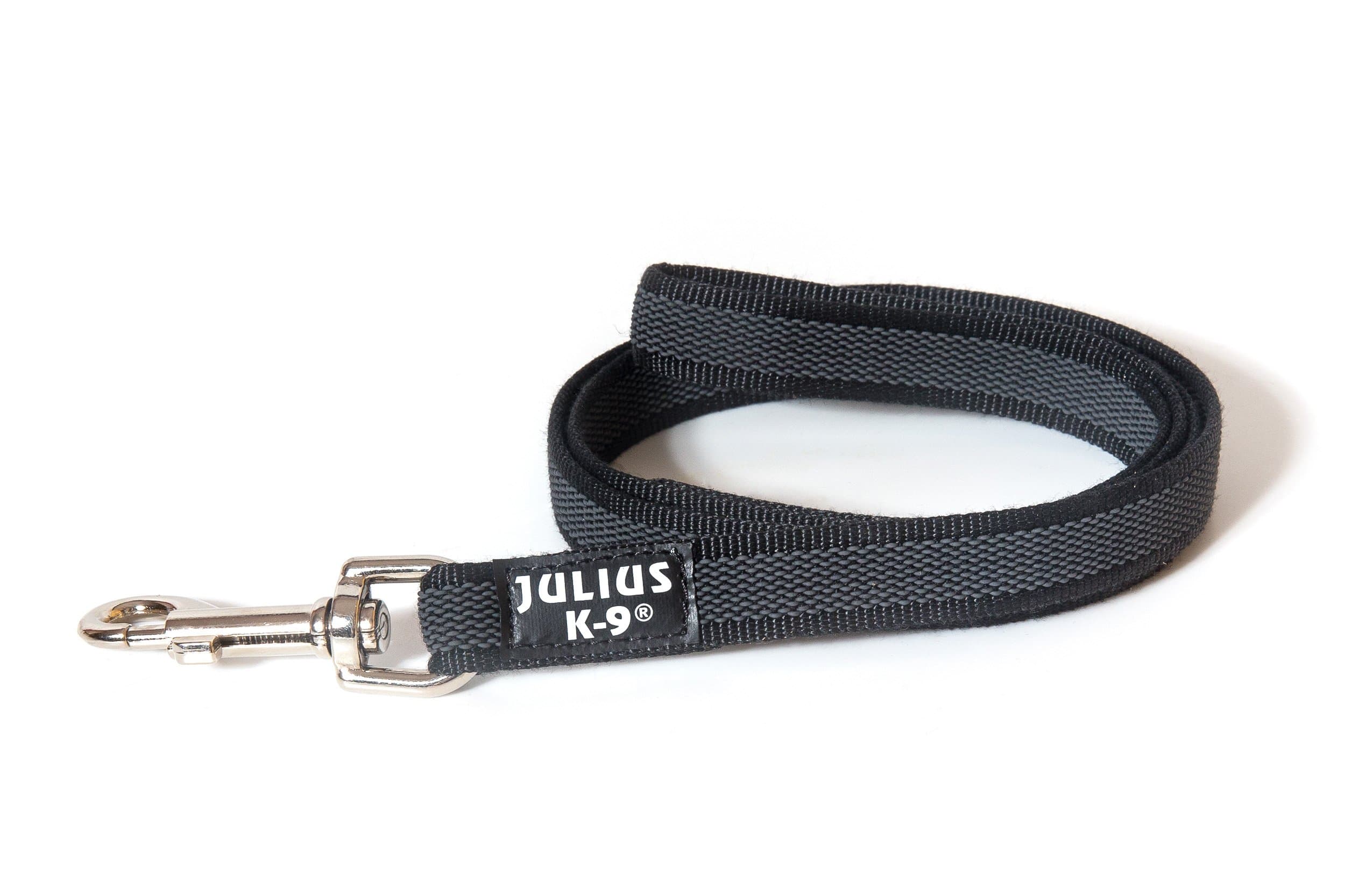 Color & Grey With Handle Leash Black Grey Width 2cm & Length 1 Meter