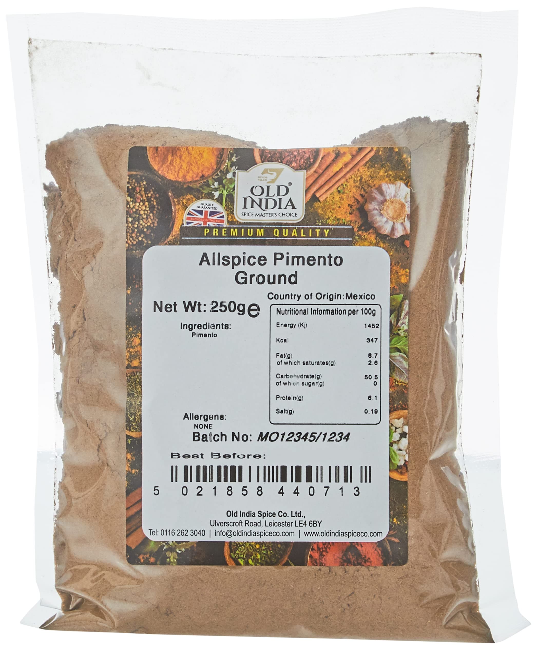 Old India Allspice Pimento Ground 250g