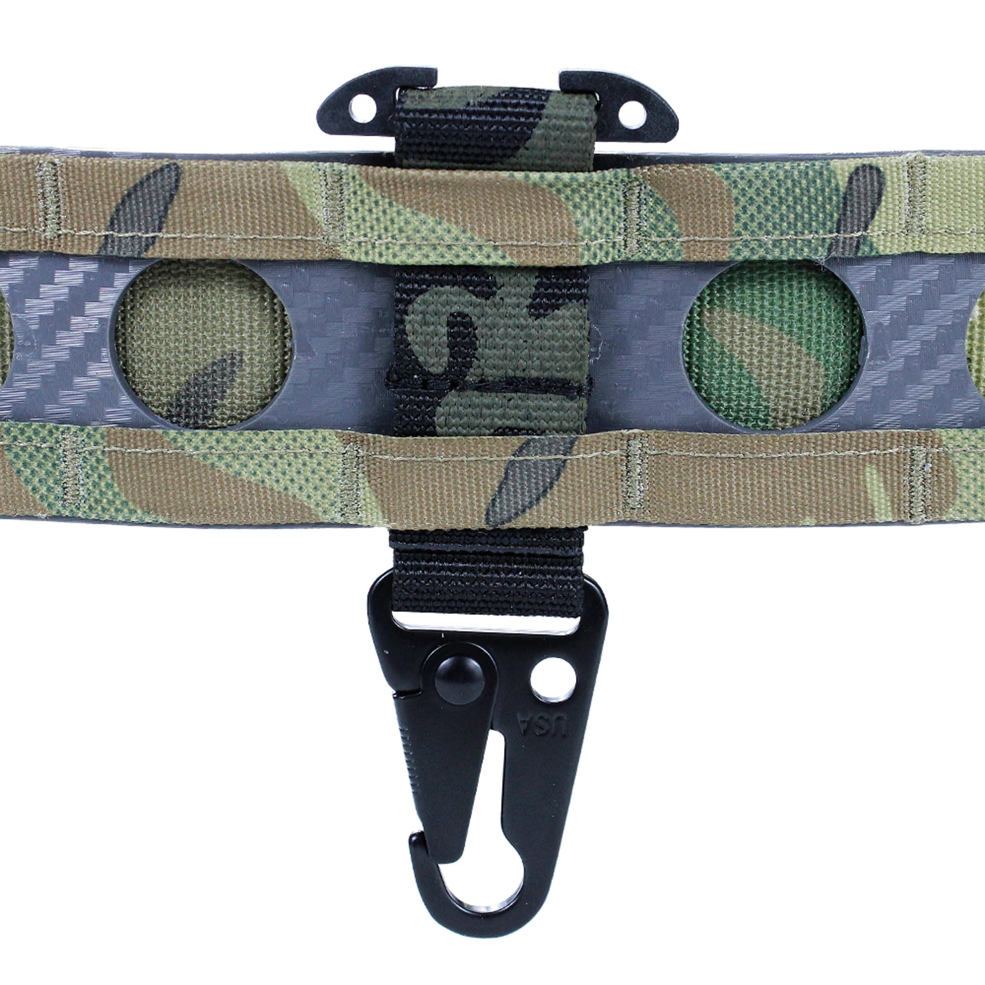 Tactical MOLLE Clip T-Mount Clash Hook, Gloves Clip for Duty Belt, Hanging Carabiner Metal MOLLE Key Holder