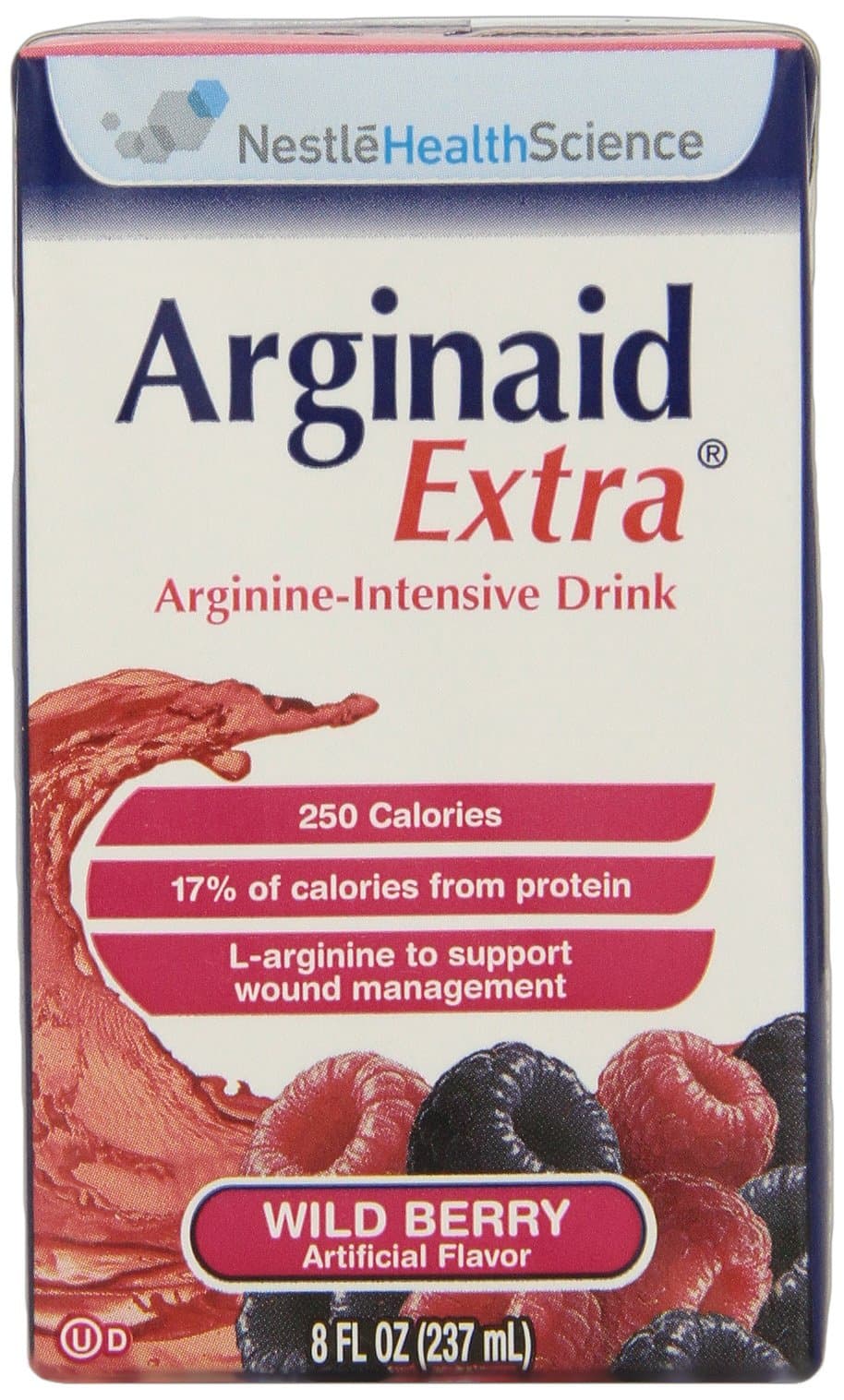 Arginaid Extra, Wildberry, 8-Ounce Boxes (Pack of 27)