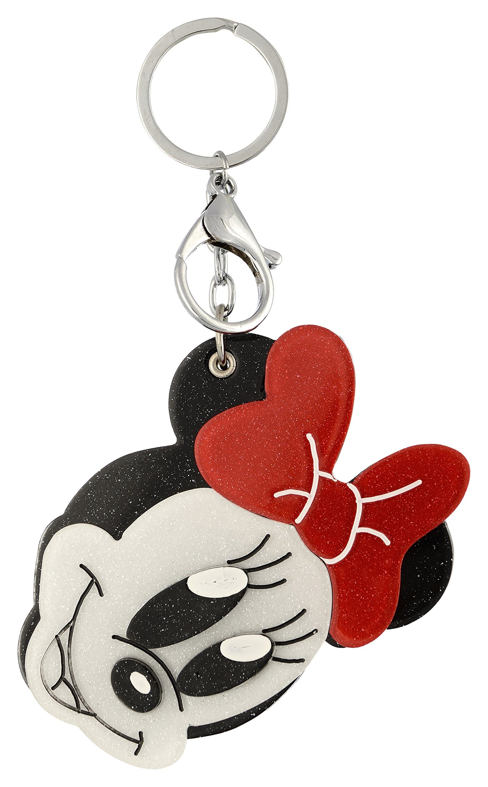 Kairos Mickey Mouse Mirror Sliding Keychain Bag Hook Key Chain (Mirror-Mickey)