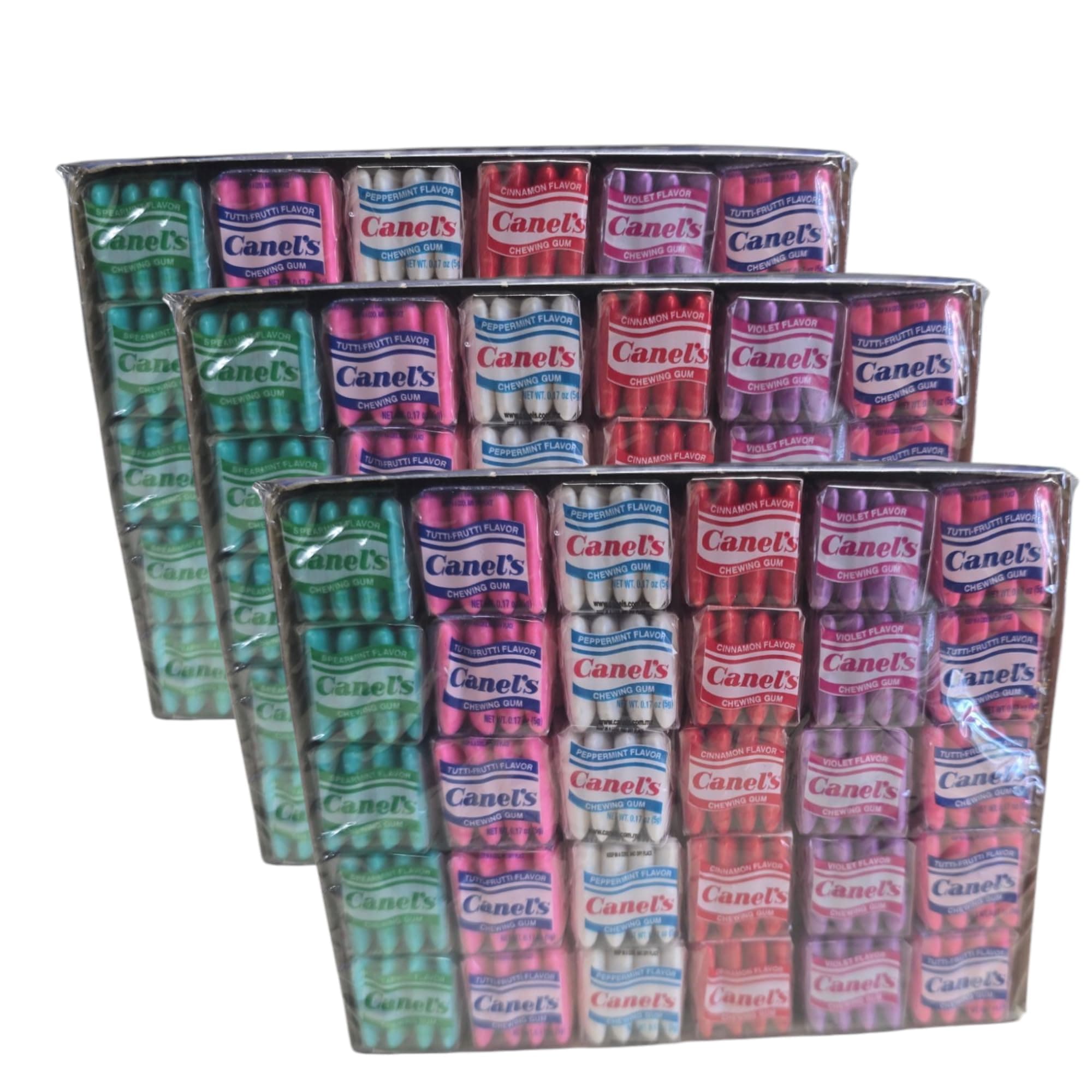 ZUNKOM Canels Gum Box Original (60count Per Pack, 3 Packs) Total 180 Units Pack of 6