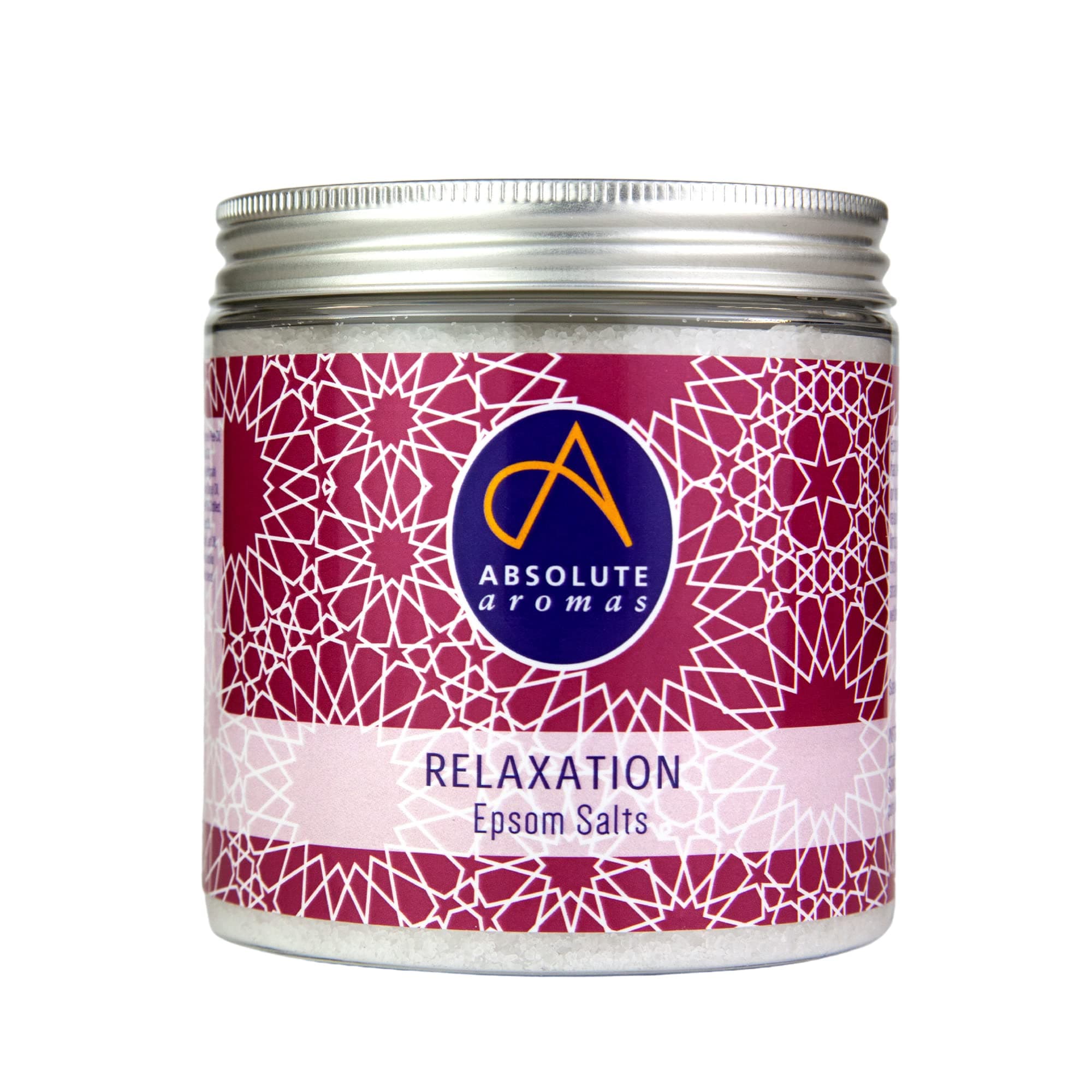 Absolute Aromas Epsom Bath Salts - Magnesium Sulphate Infused with 100% Pure Essentials Oils (Relaxation, 575g)