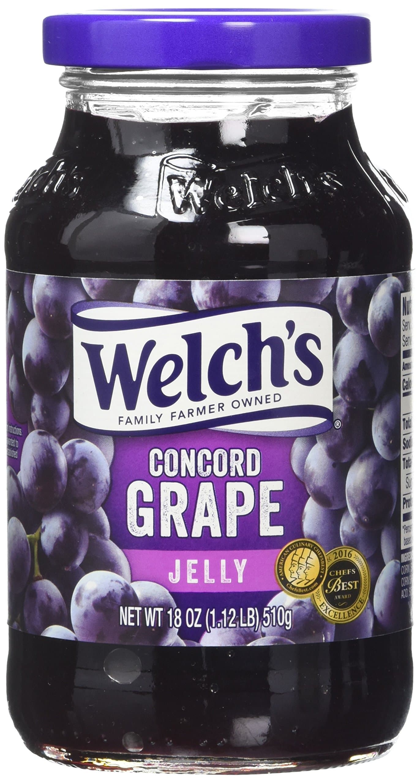 Welch's Grape Jelly 510 g (Pack of 2)