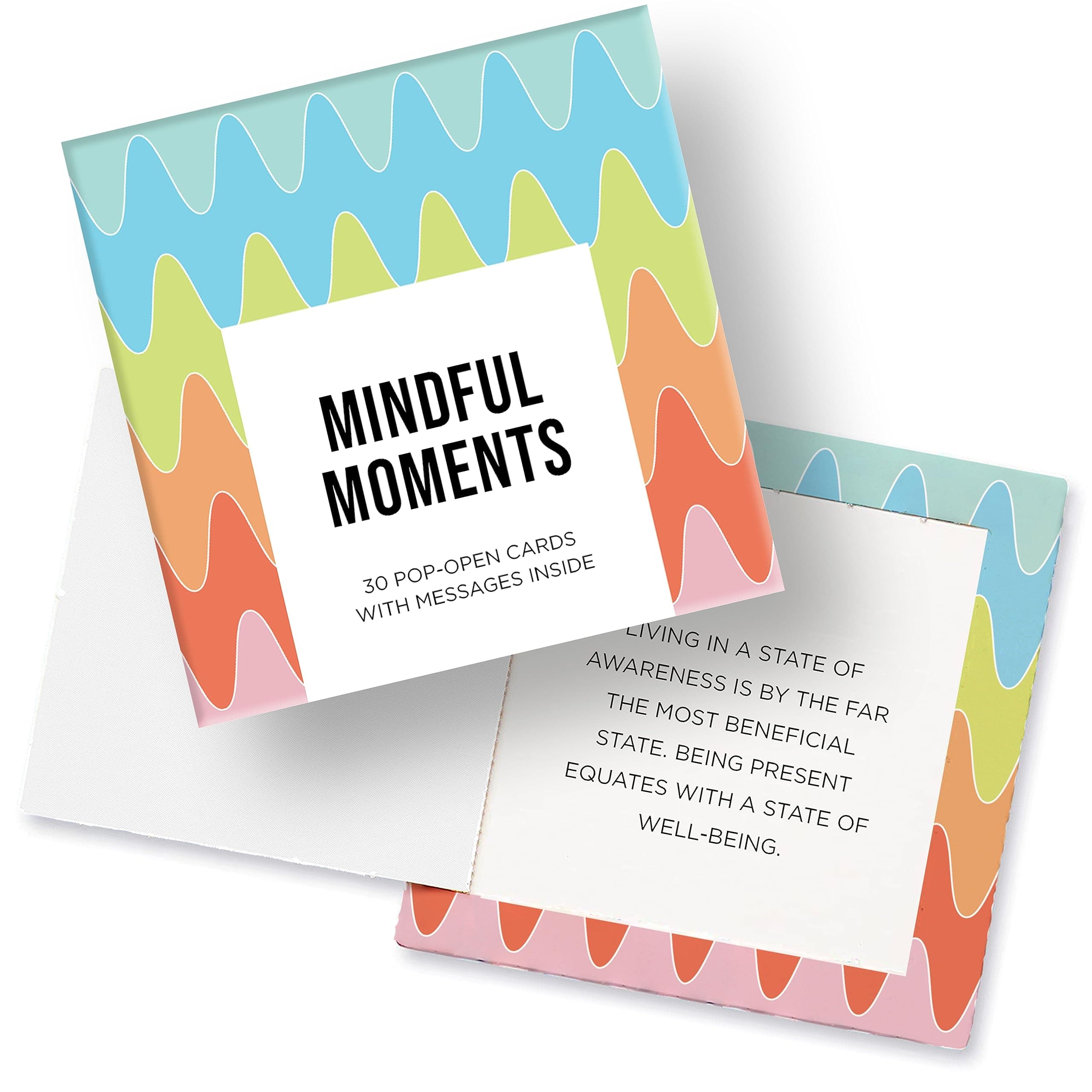 Mindful Pop-Open Cards with Mindfulness Messages, Positive Affirmations, and Thoughtful Quotes Inside —Share as Lunch Cards, Greeting Cards, Collectibles, Mindset Tool