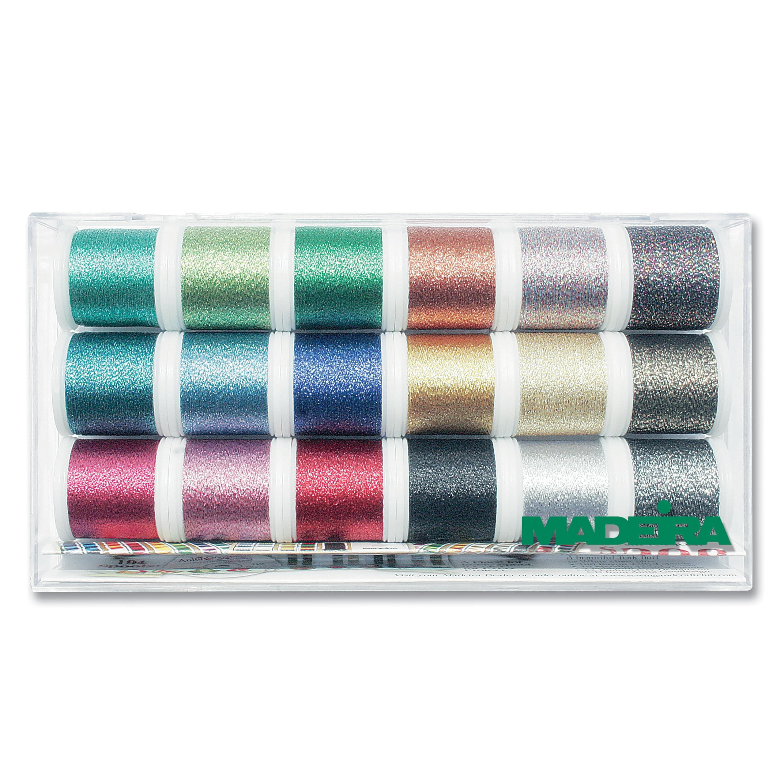 8020 Clear Box: Metallic: Supertwist: 18 x 200m: Spools, Multi