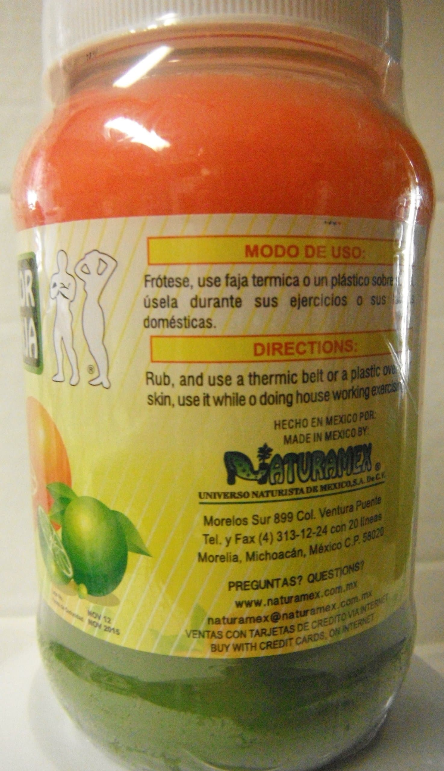 Crema Bicolor Limon-toronja Bote Grande De 18 Oz