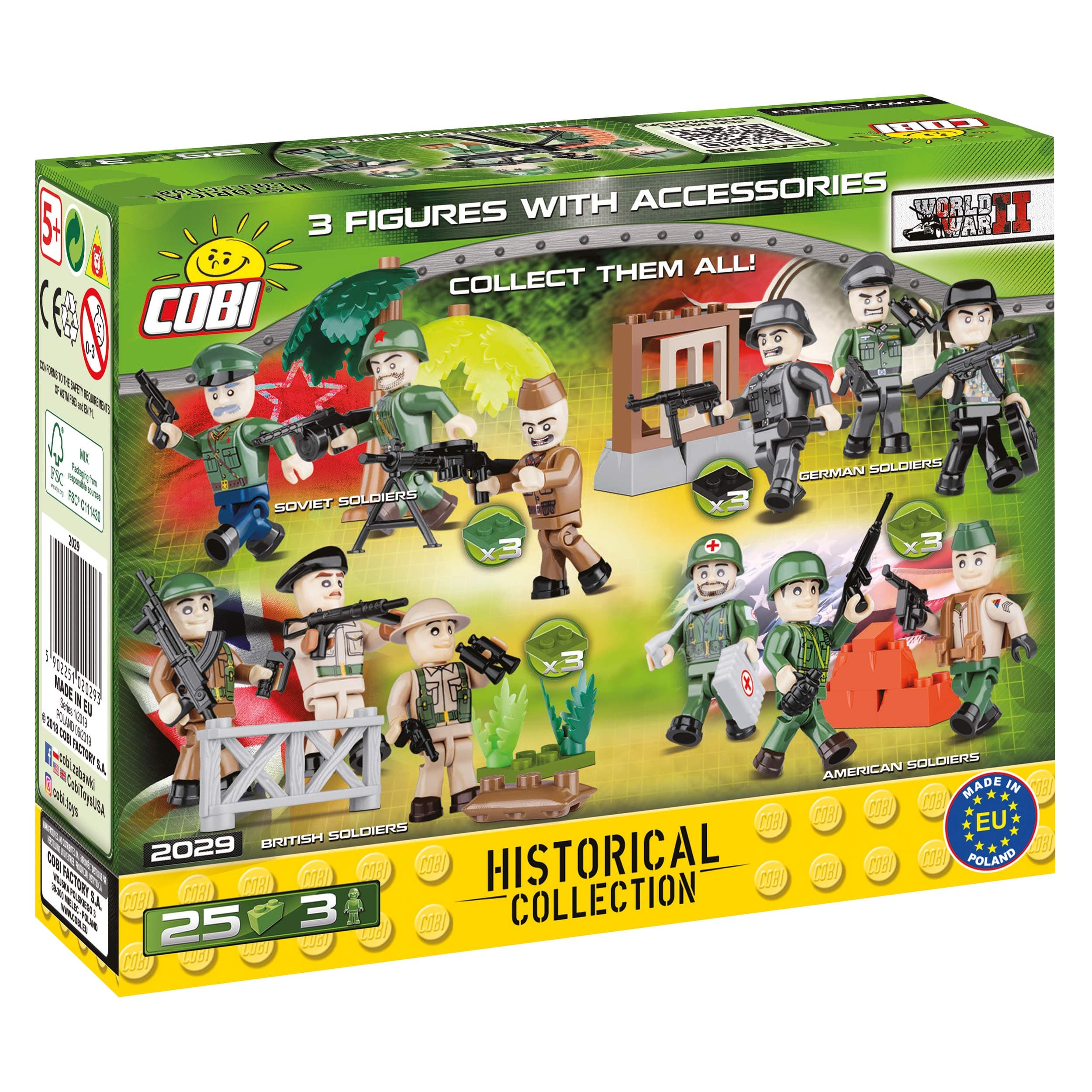 COBI Historical Collection Polish Soldiers, Multicolor