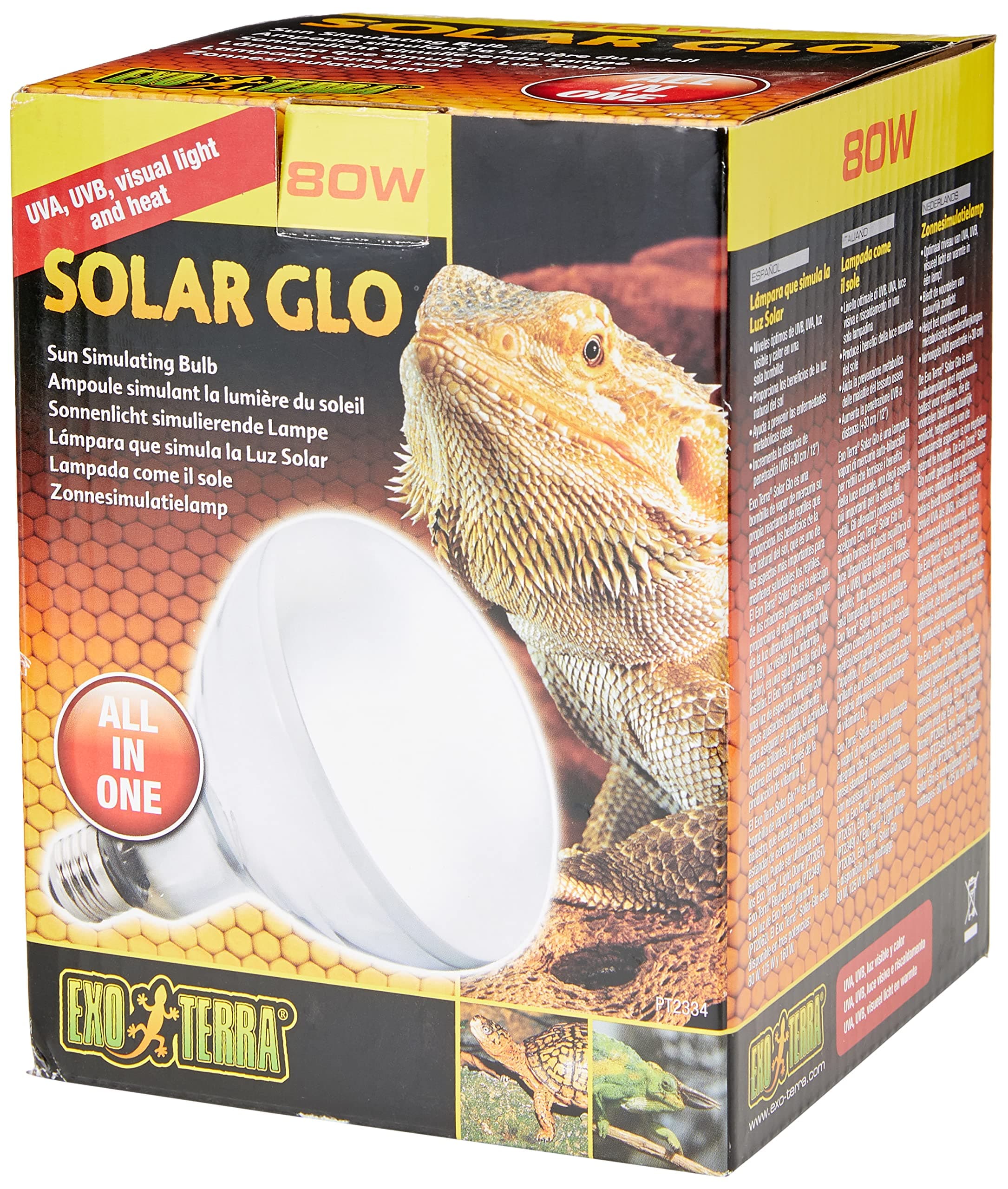 Exo Terra Solar Glo Sun Simulating Lamp, 80 W