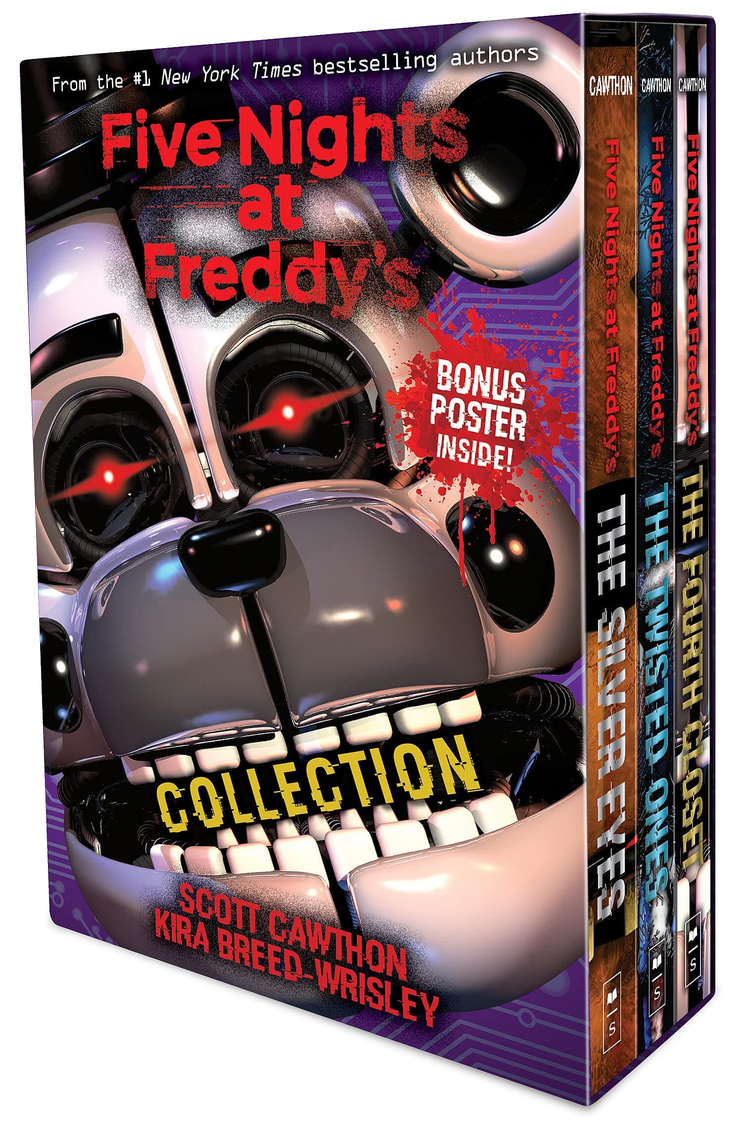 Five Nights at Freddy's original trilogy boxset: Silver Eyes, Twisted Ones & Fourth Closet: The Silver Eyes / The Twisted Ones / The Fourth Closet