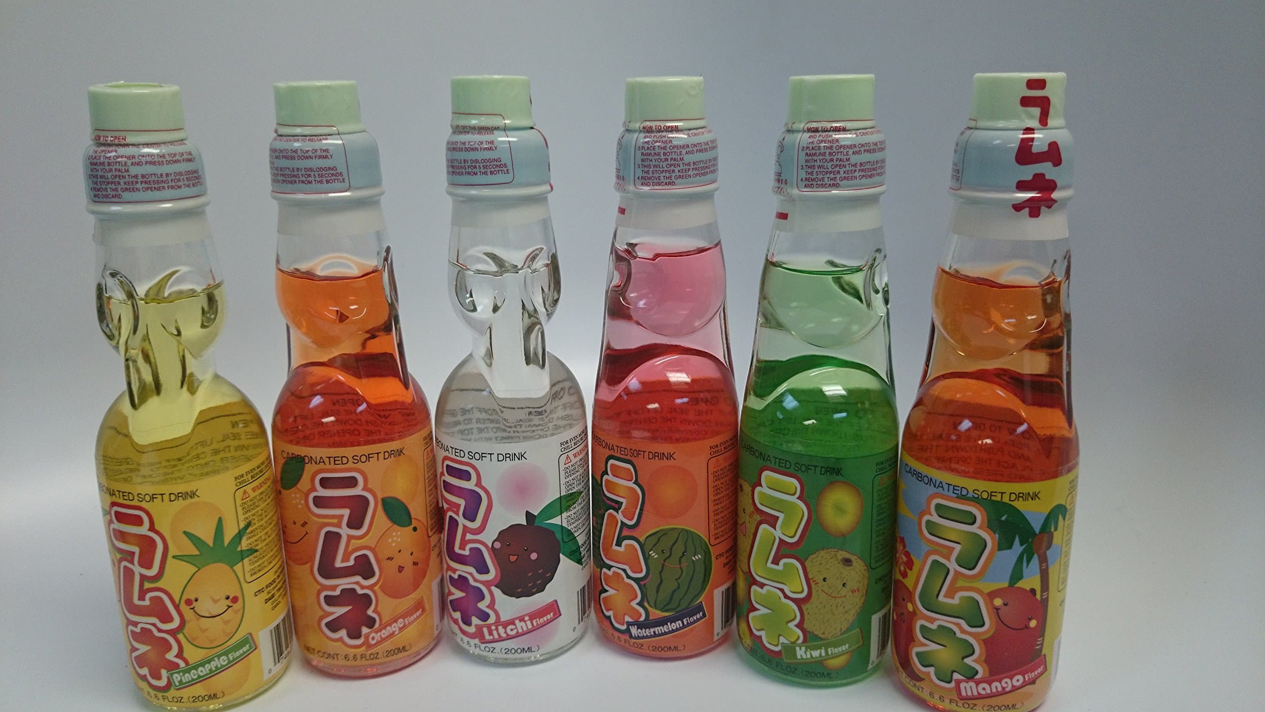 SimplyAPlus Ramune Soda 6 variety flavors