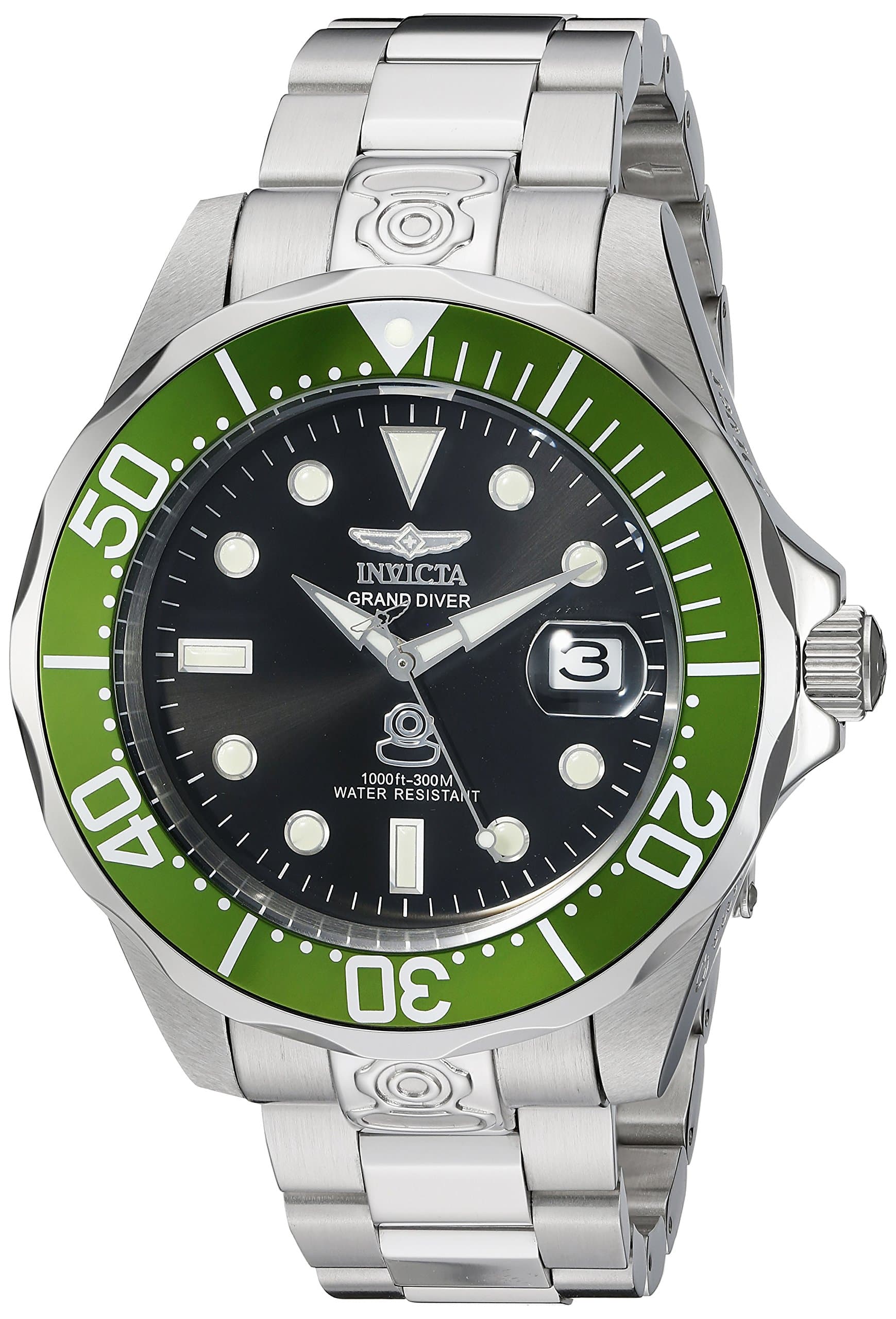 Men's 3044 Stainless Steel Pro Diver Automatic Watch
