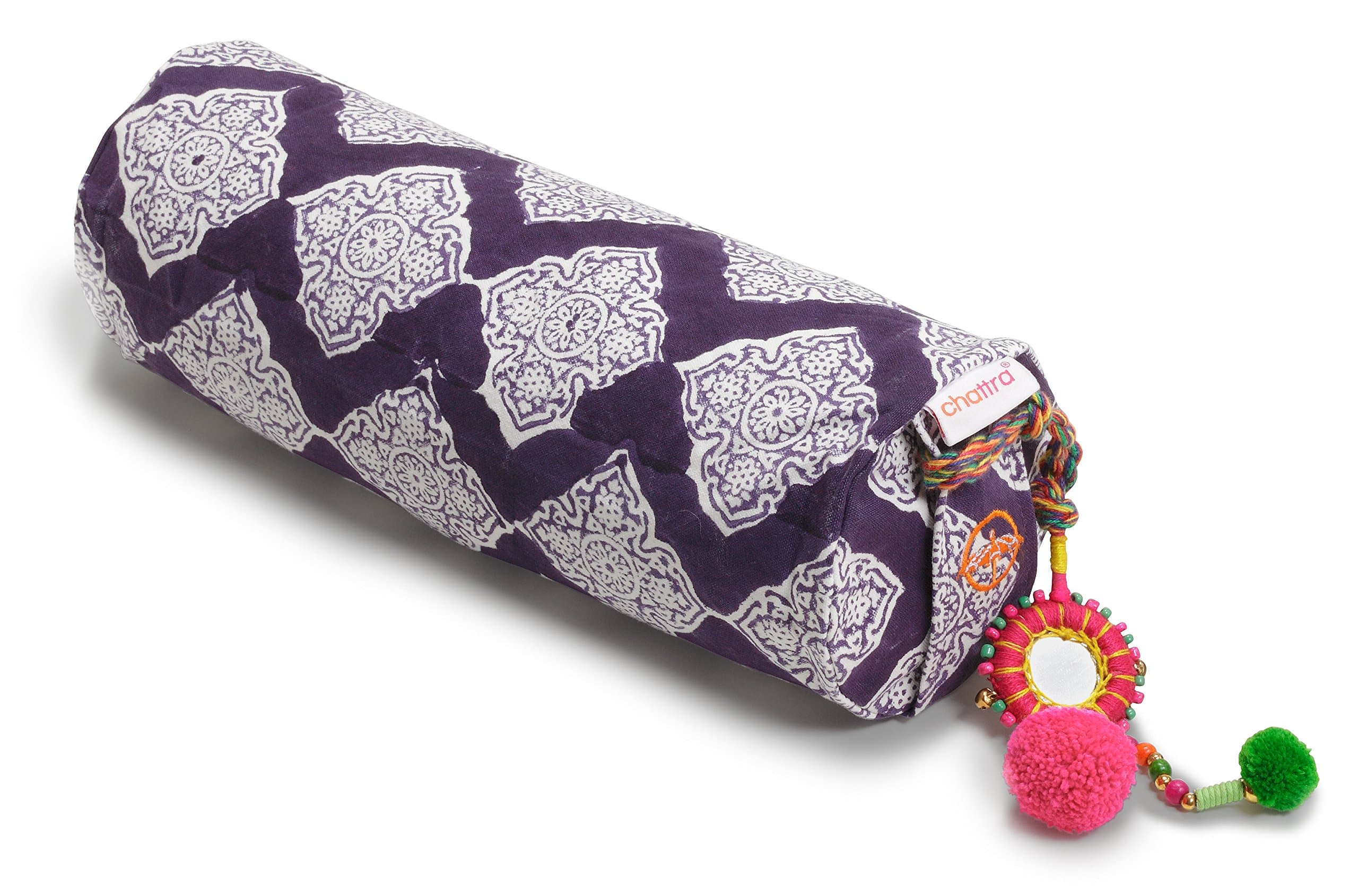 chattra Plum Jali Neck Cushion