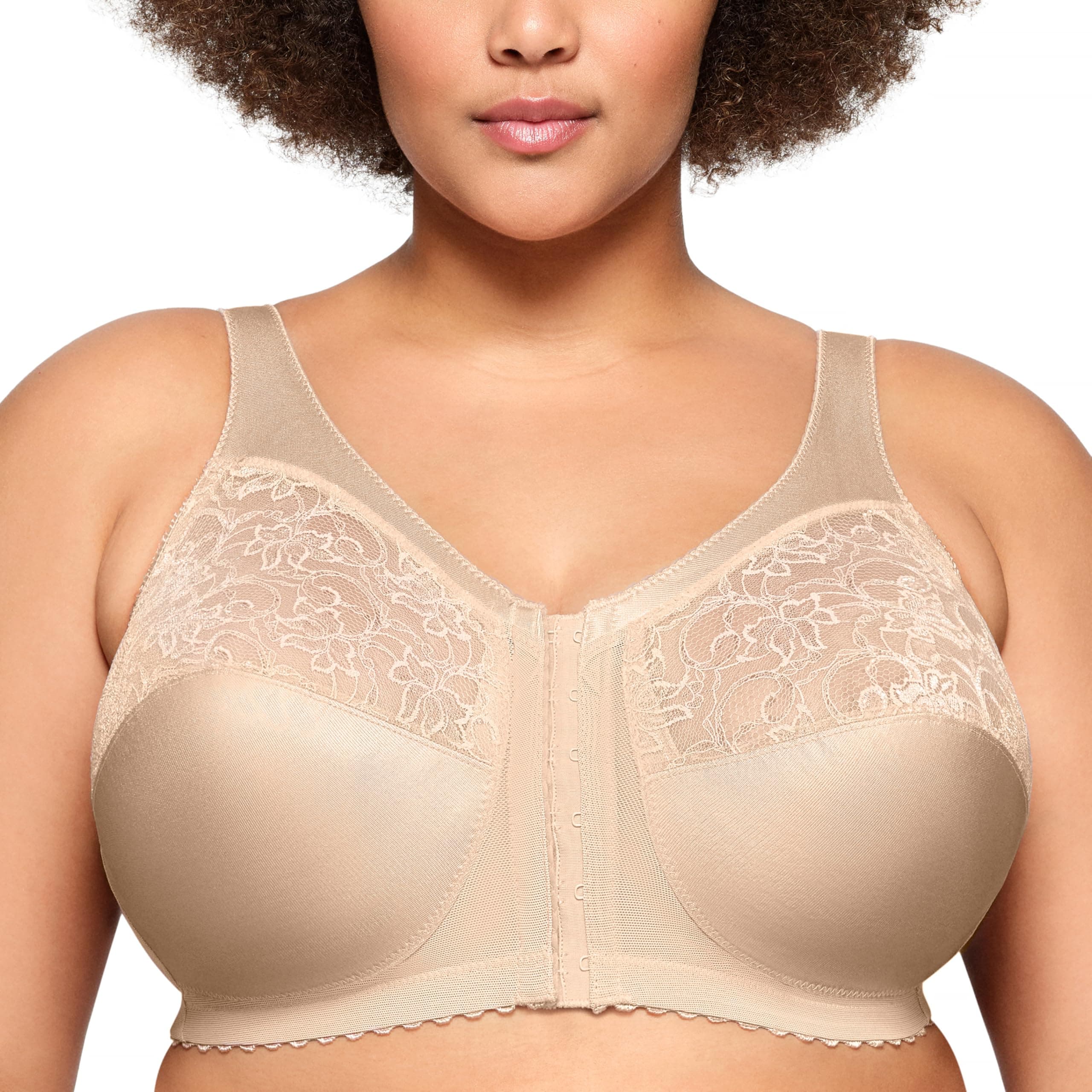 Women's Full Figure MagicLift Front Close Support Bra #1200