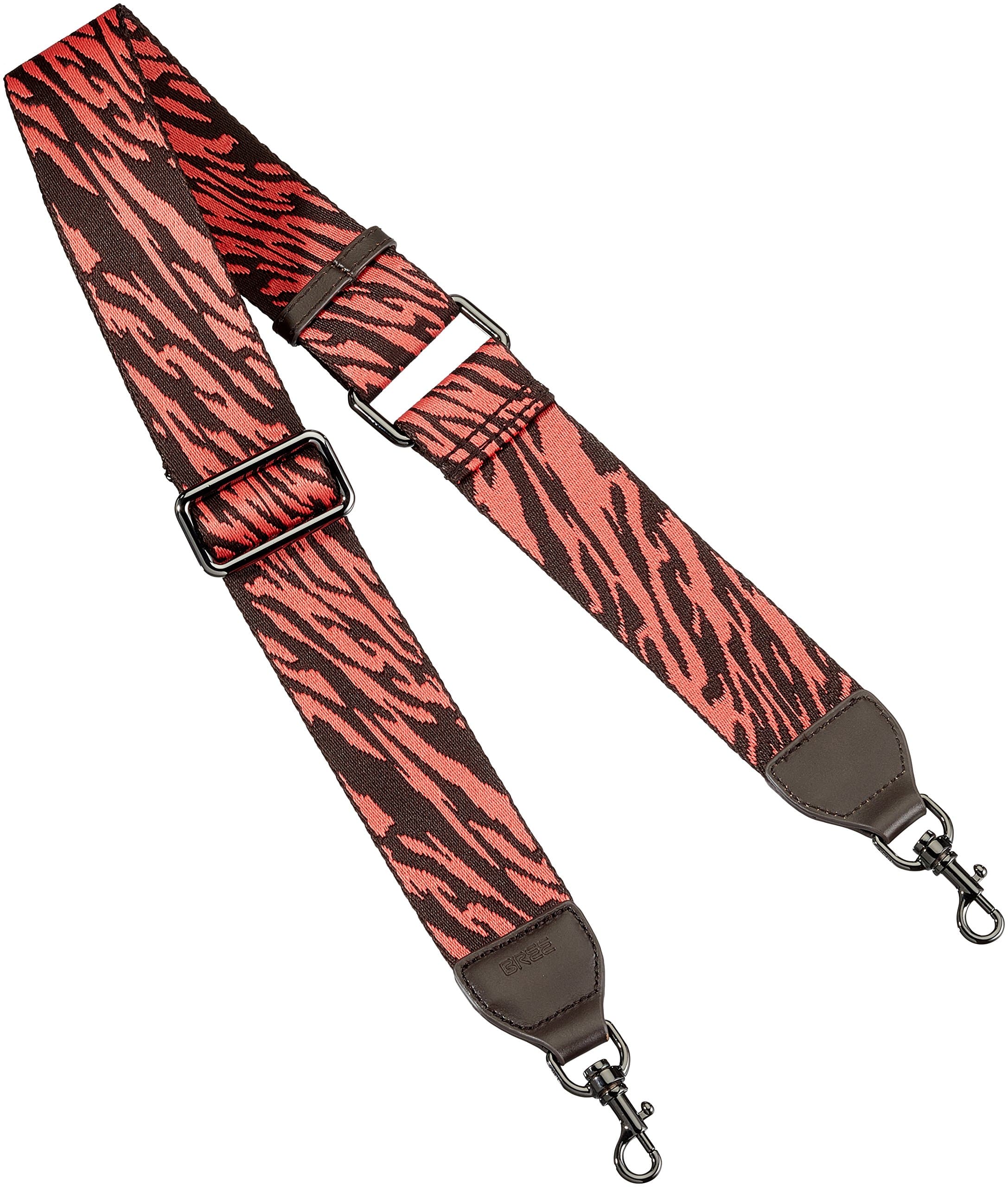 BREE Ci 902, Zebra Mas. Red/g. M, S. 5cm S18, Unisex Adults’ Bag Organiser, Multicolour (Zebra M. Red), 0.01x5x136 cm (B x H T)