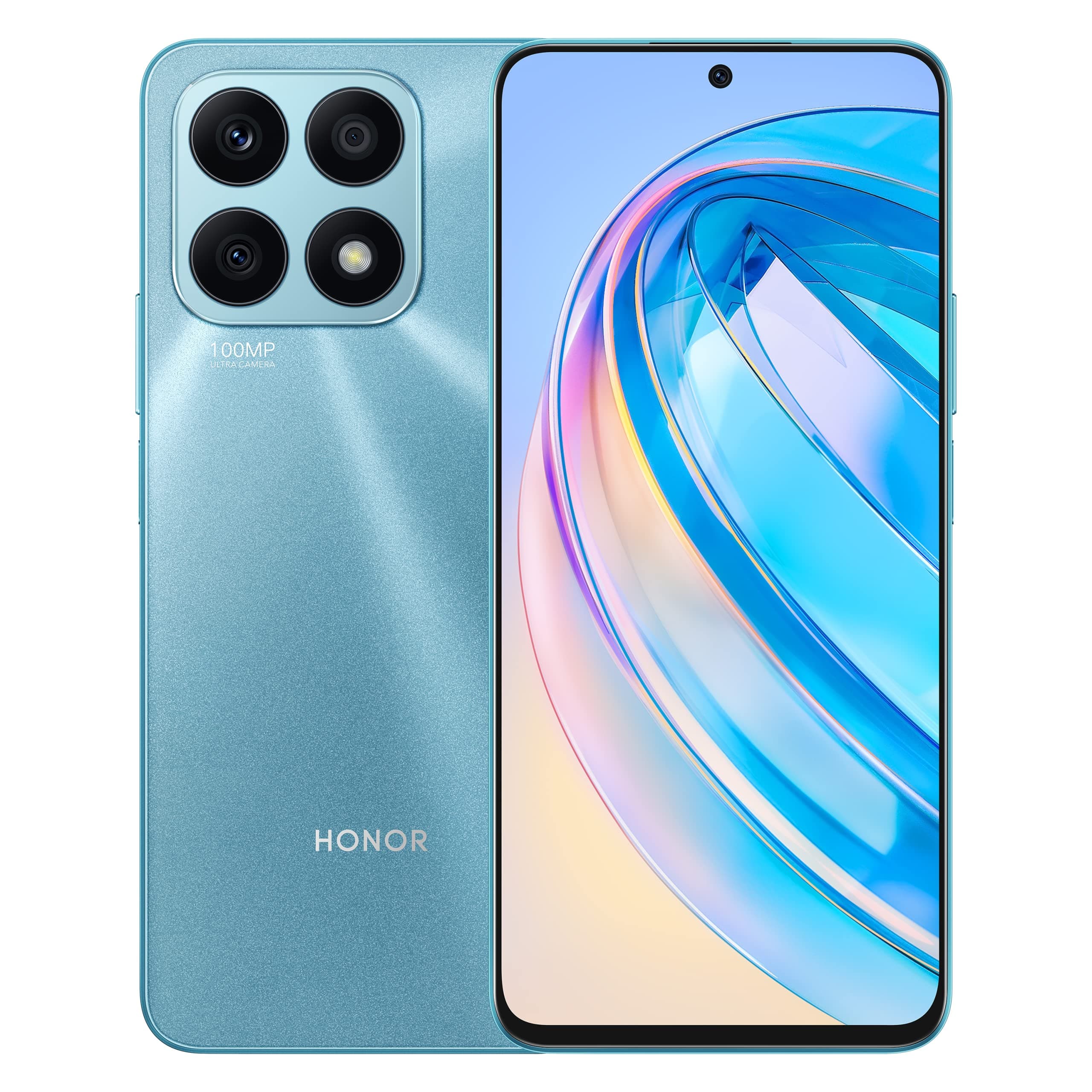 HONOR X8a Mobile Phone Unlocked, 100MP Triple Camera, 6.7" 90Hz Fullview Display, 6 GB+128 GB, Android 12, Dual SIM, Cyan Lake