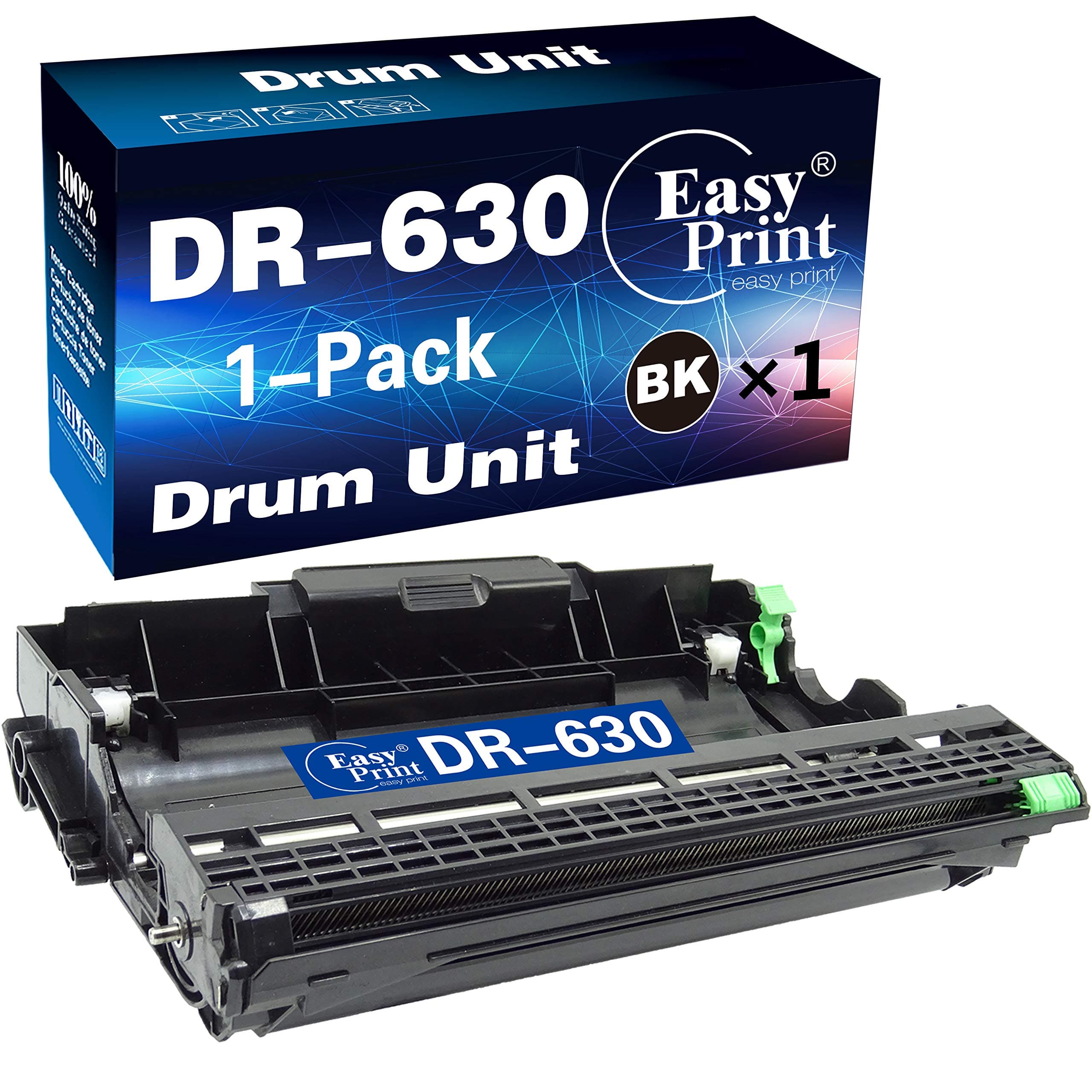 Compatible DR-630 DR630 Drum Unit (1x Black) Use for Brother HL-L2300D HL-L2320D HL-L2340DW HL-L2360DW HL-L2380DW MFC-L2740DW MFC-L2720DW MFC-L2700DW DCP-L2540DW L2520DW Printer, by EasyPrint