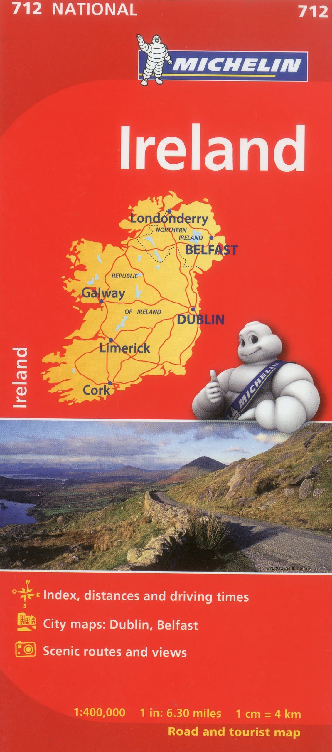 Michelin Ireland Map 712 (Maps/Country (Michelin))