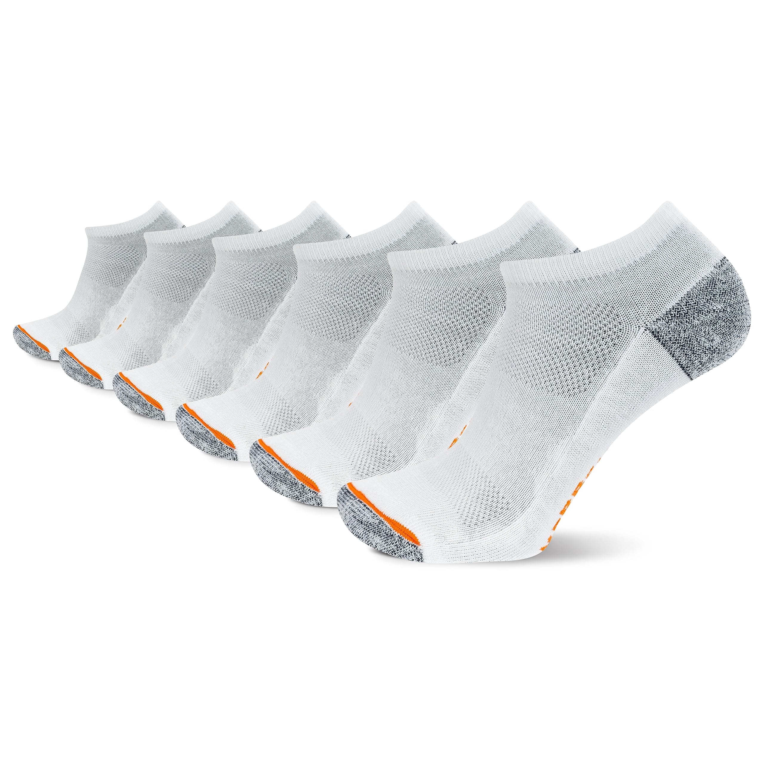 Unisex MOAB Speed Lightweight Hiker Sock 6 Pair Pack, White, S/M