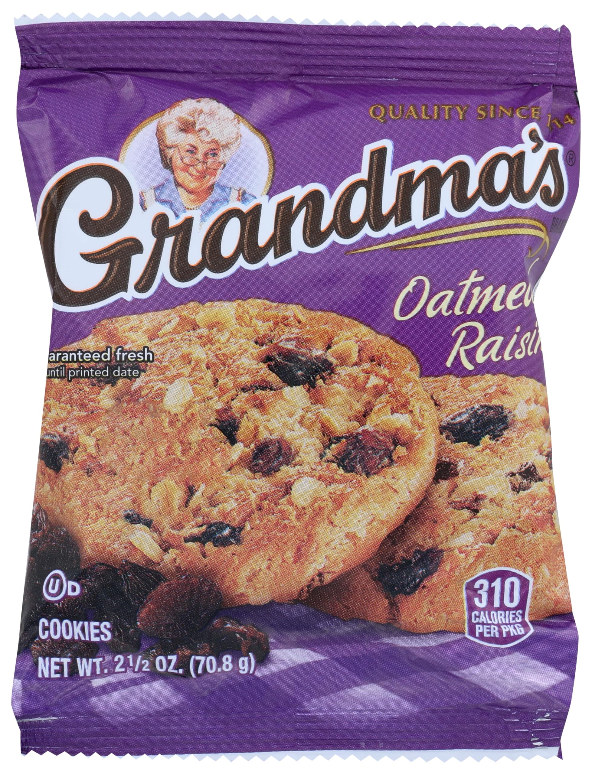Cookies Oatmeal Raisin Flavored 4 Packs 2 per pack