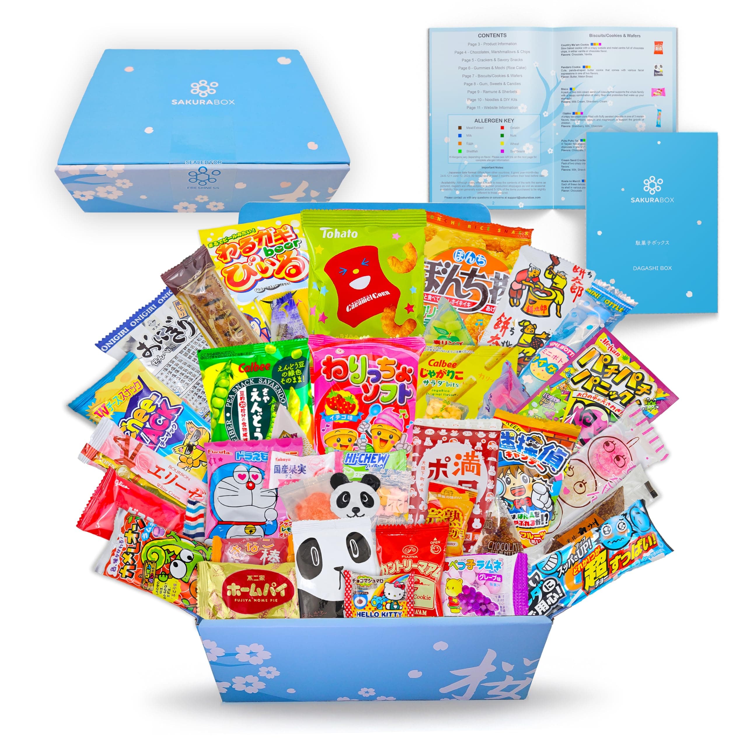 Japanese Candy & Snacks 40 Piece Dagashi Set Food Gift