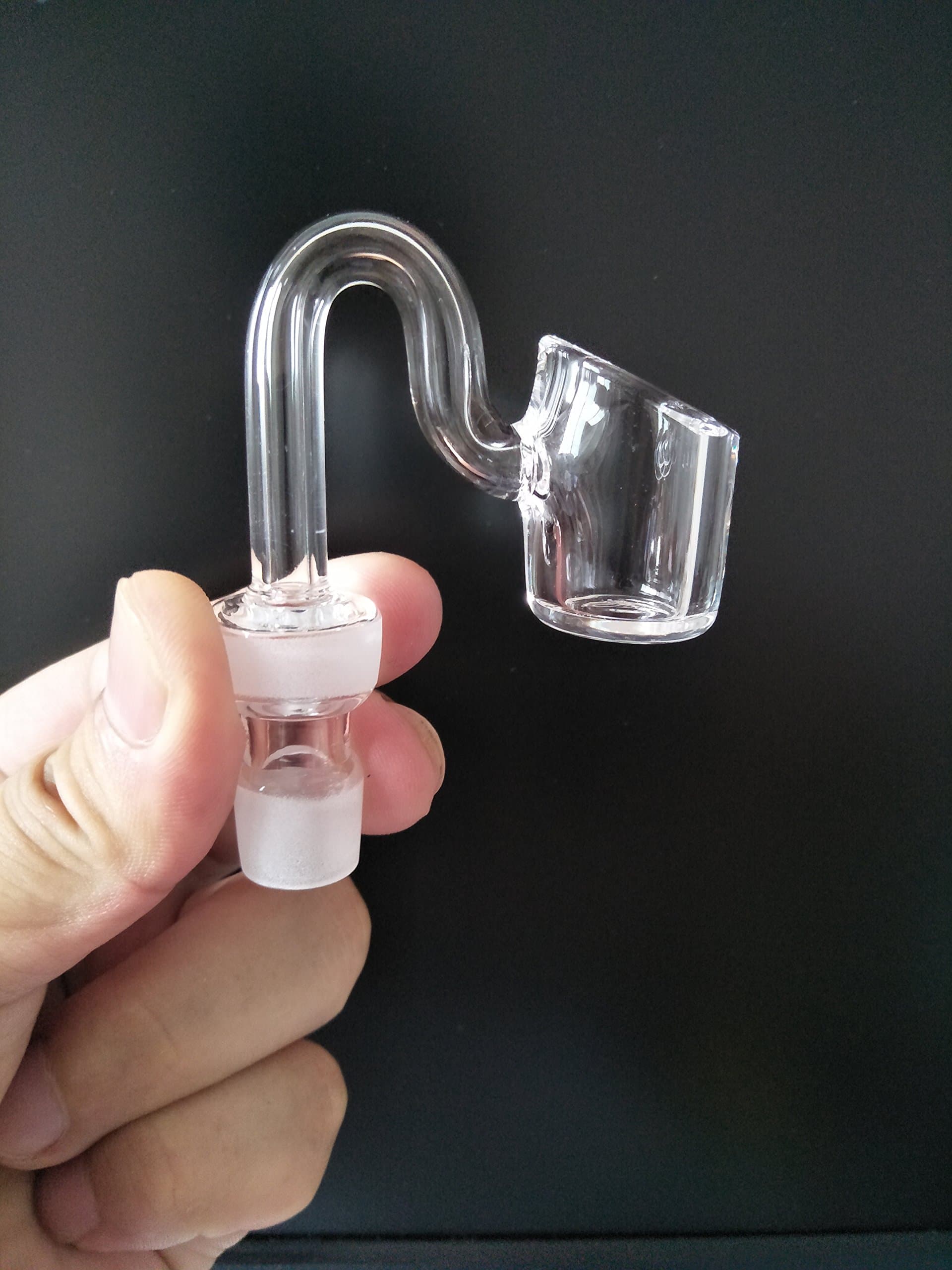 4mm Thick 2-in-1 Quartz Banger Nail For Glass Bongs Water Pipes Accessories For Dab Rig Oil Rigs