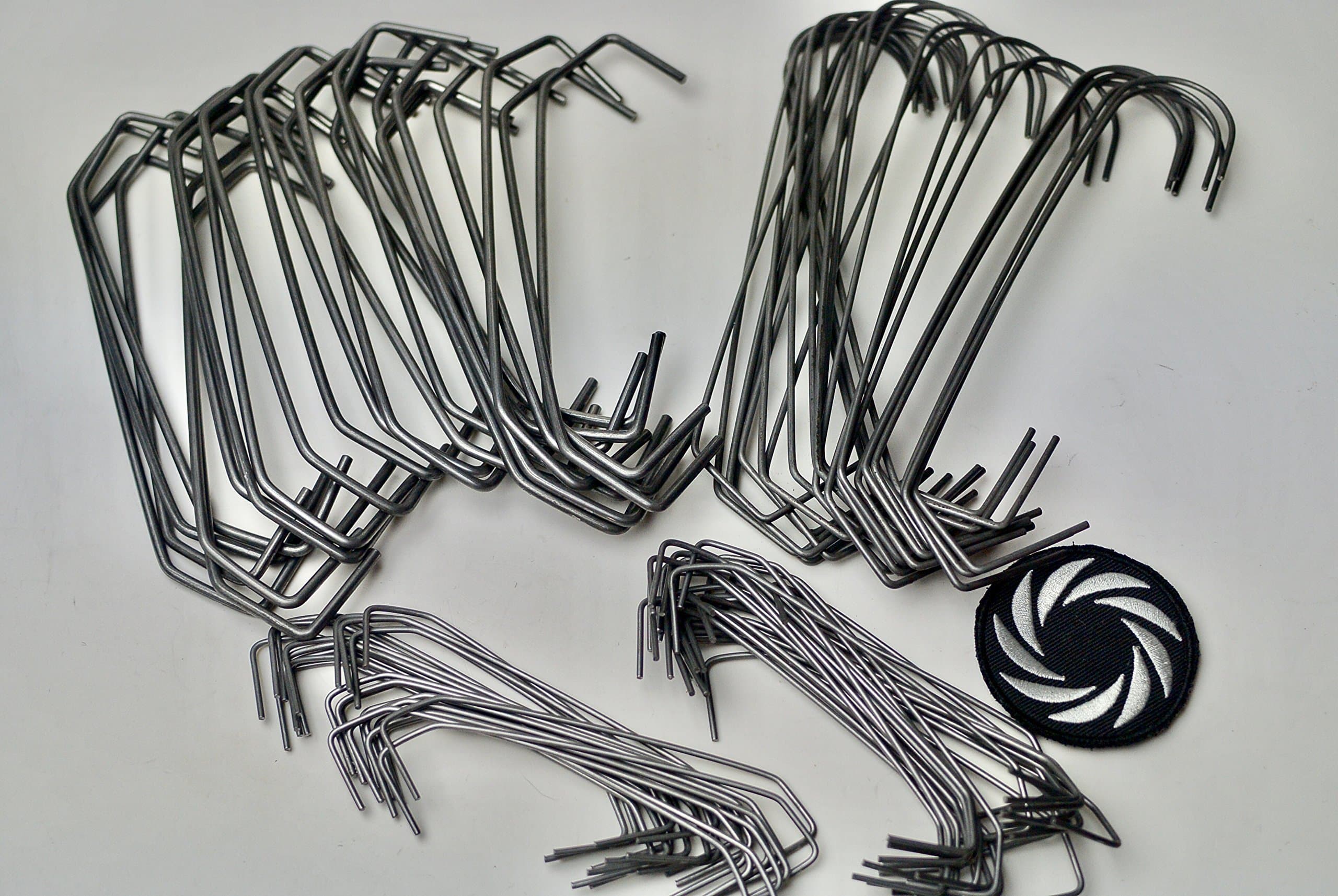 100 Piece Powder Coating Hook Kit Perfect for Powder Coat, Cerakote, and Painting