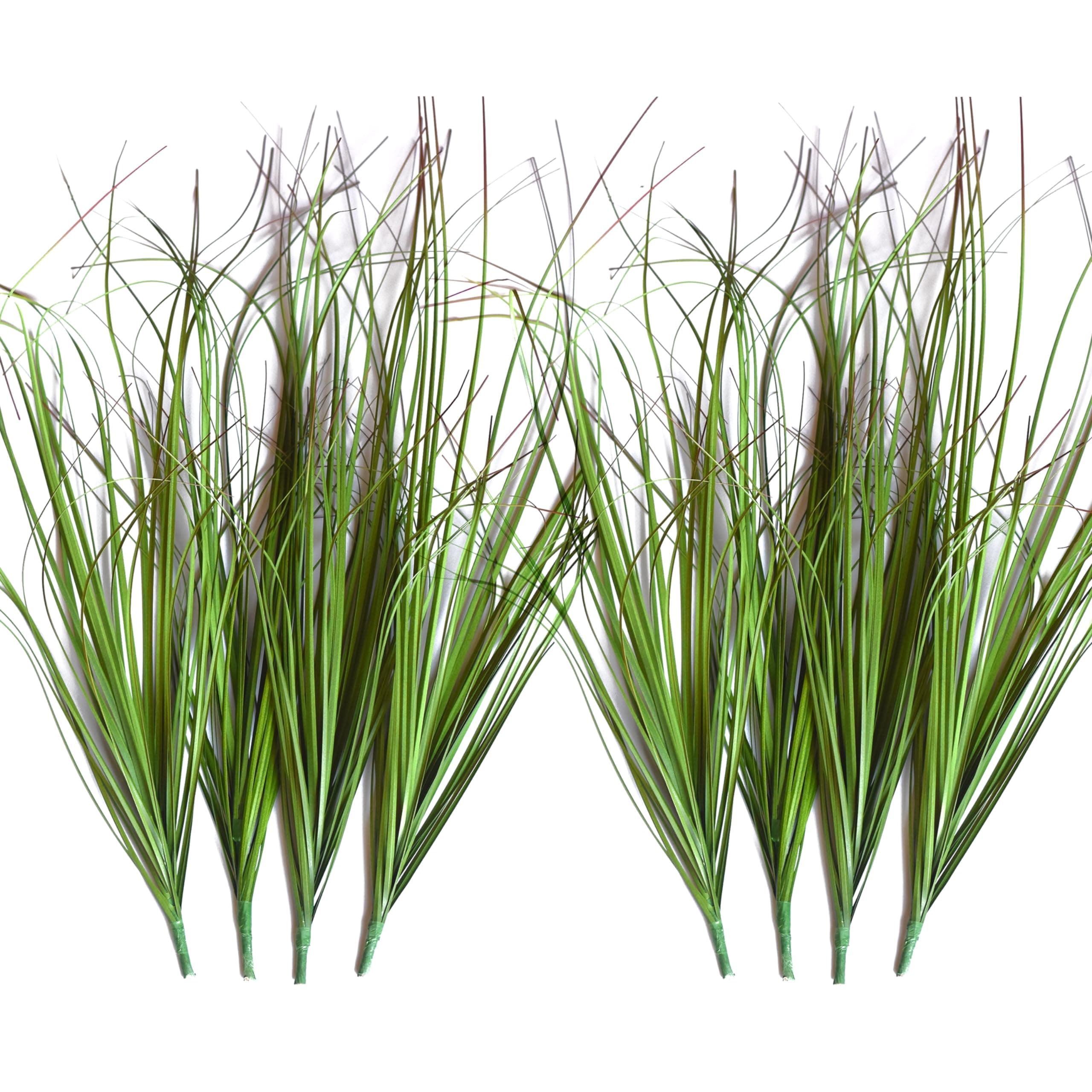 8PCS Artificial Plants, Shrubs Wheat Grass Greenery Stems for Home Decor, Fake Tall Grass Plant for Outdoor Indoor Decor