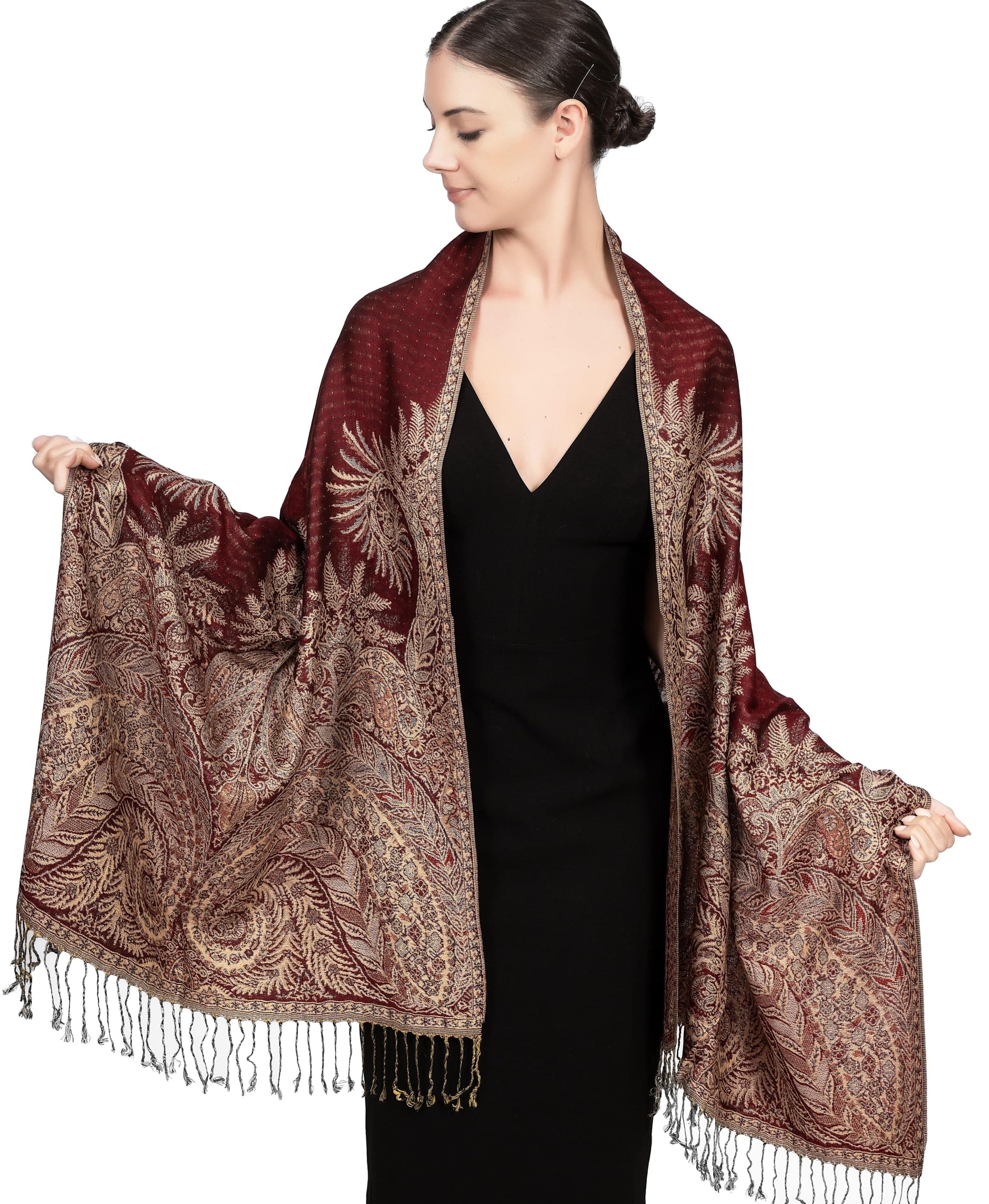 Achillea womens Bp-025 Pashmina Shawl