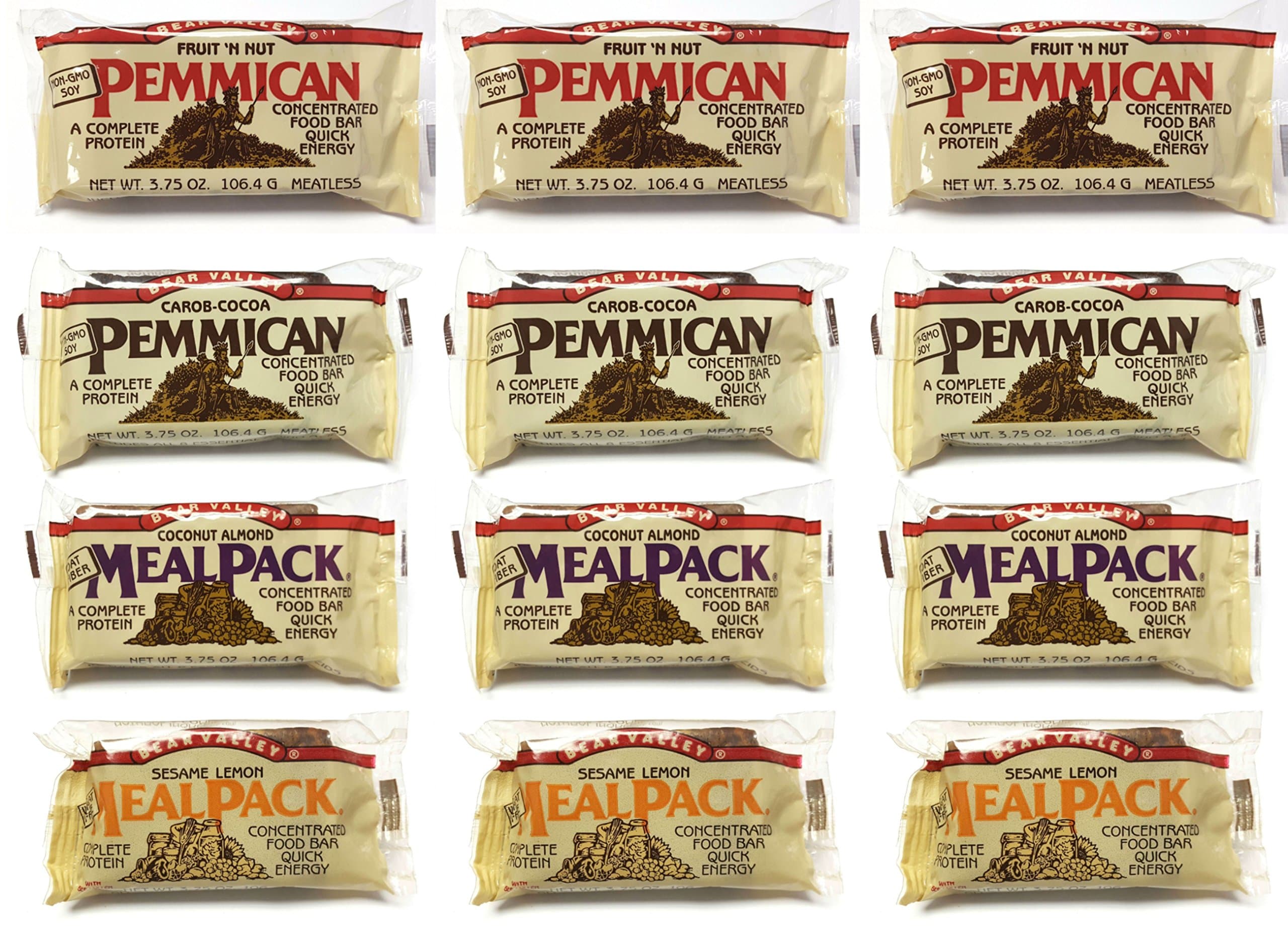 Bear Valley Pemmican and MealPack Variety Pack