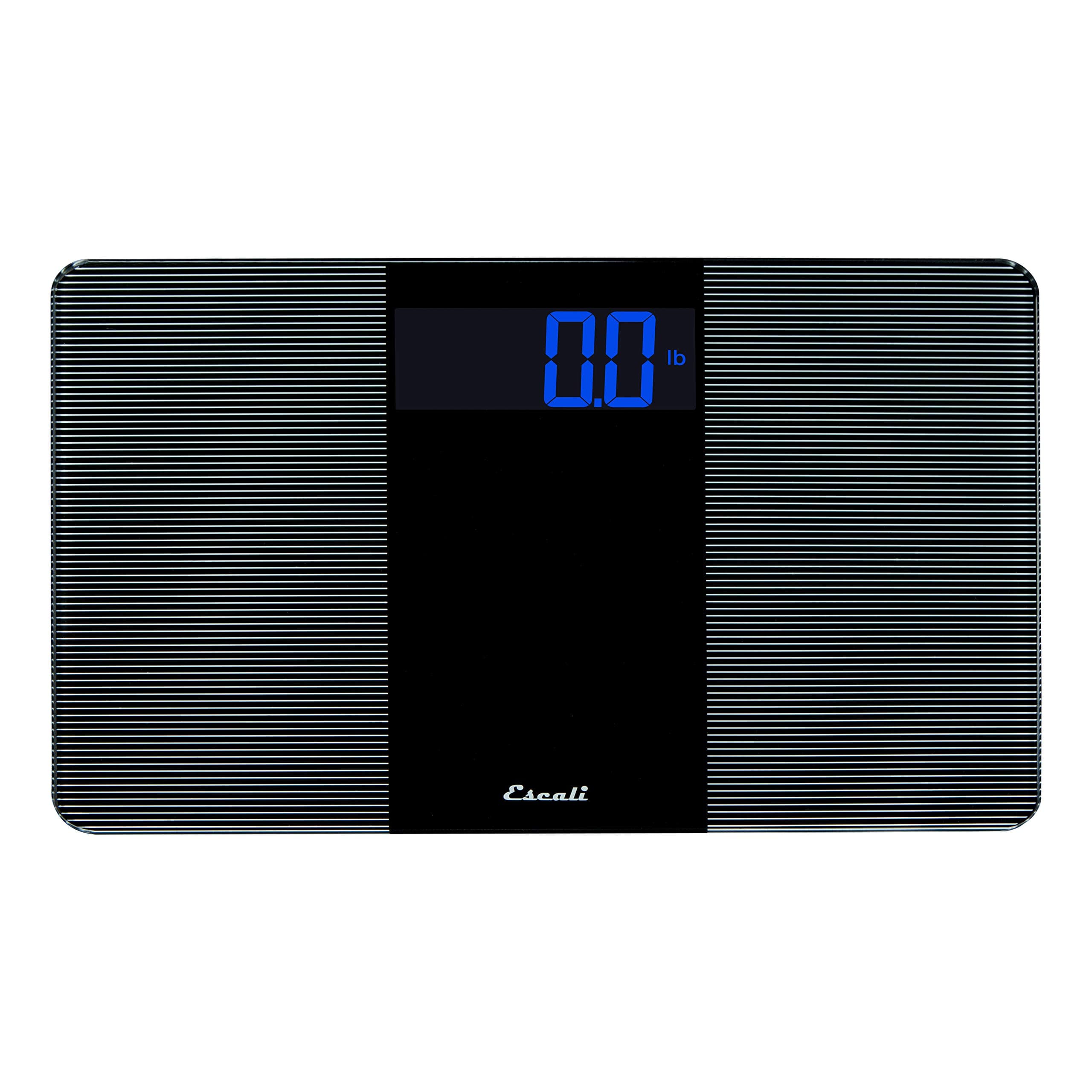 Bath EW180 Extra Wide Digital Bathroom Scale for Body Weight with Wide Platform for Natural Stance and Stability, High Capacity of 400 lb, Batteries Included,Black