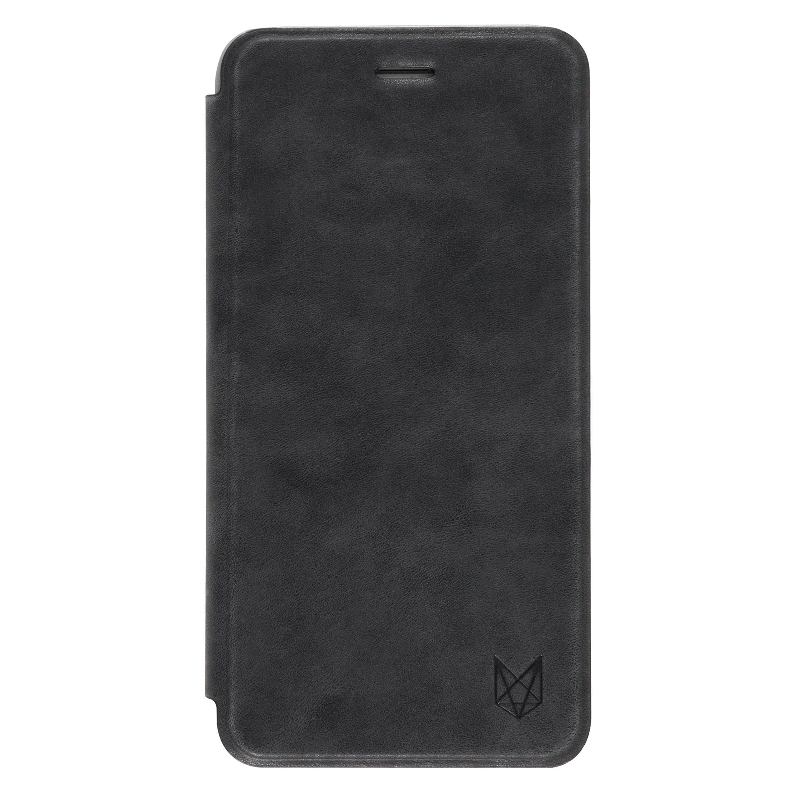 Foxwood Book-Style Flip Case Leather Case Slim Folio for iPhone 7 Plus - Black