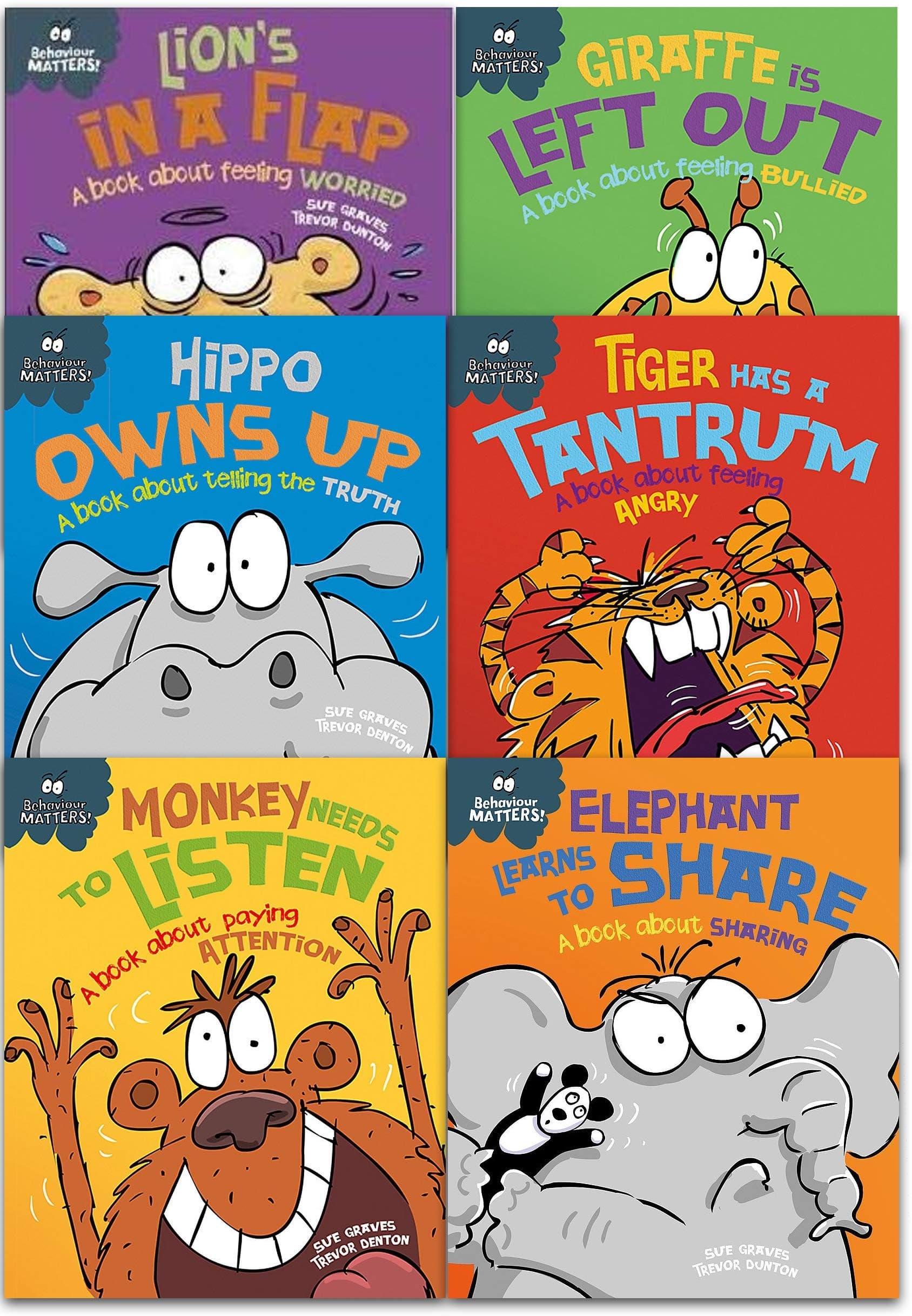 sue graves behaviour matters series 6 books collection set Paperback