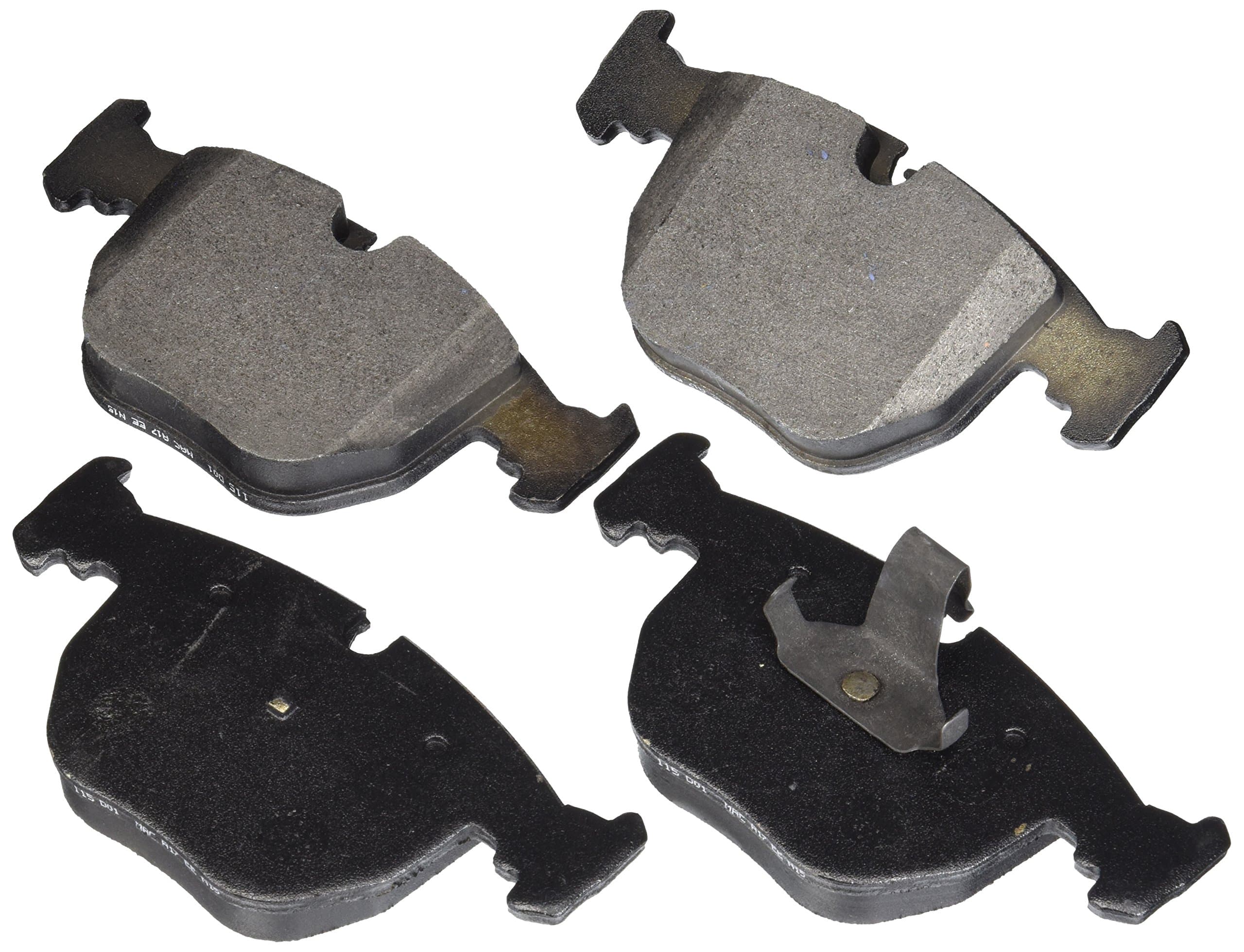 BoschBE681 Blue Semi-Metallic Disc Brake Pad Set - Compatible With Select BMW 530i, 540i, 740i, 740iL, M5, X5; FRONT