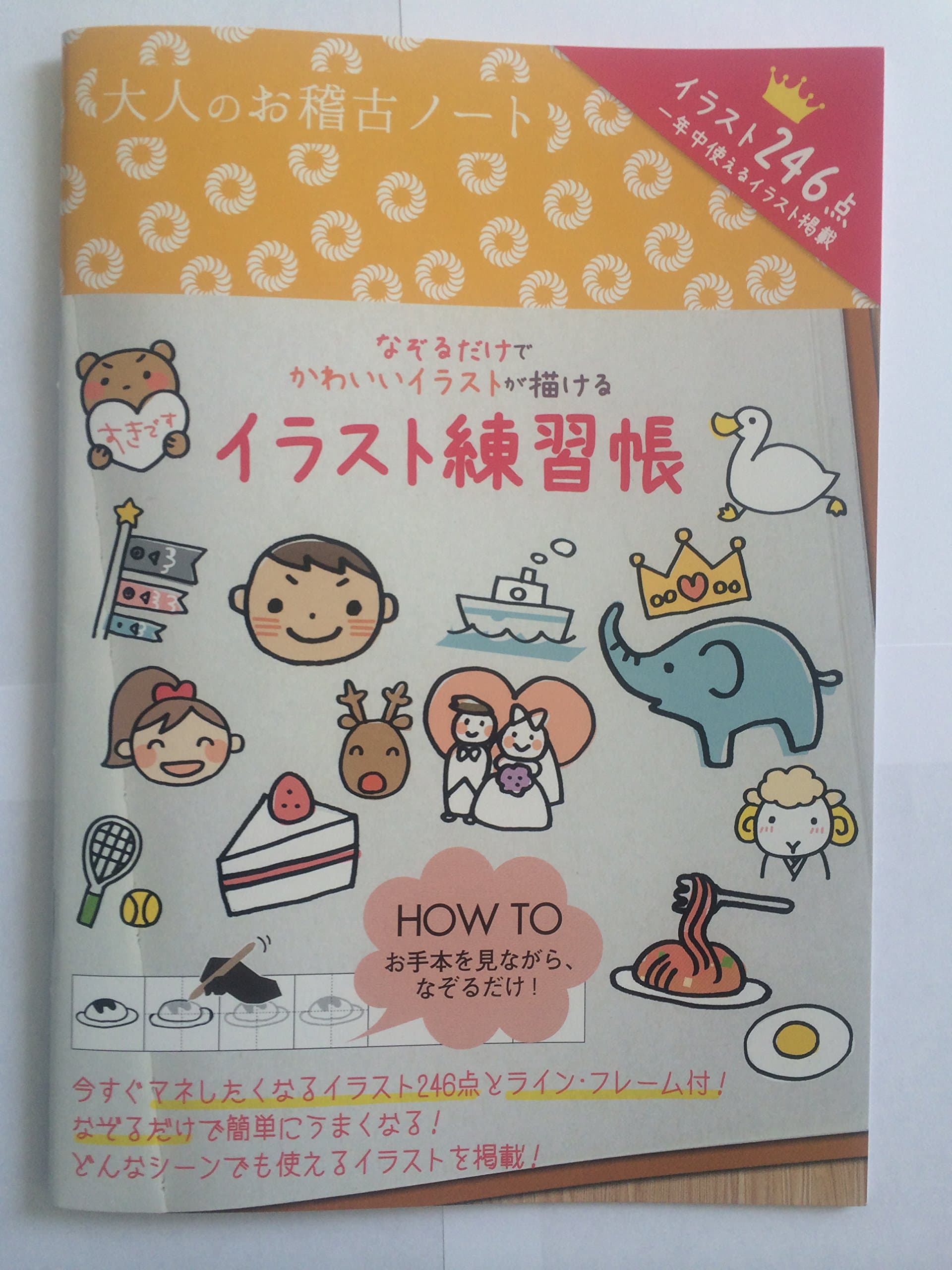 Cute Kawaii Japanese Illustration Training Notebook