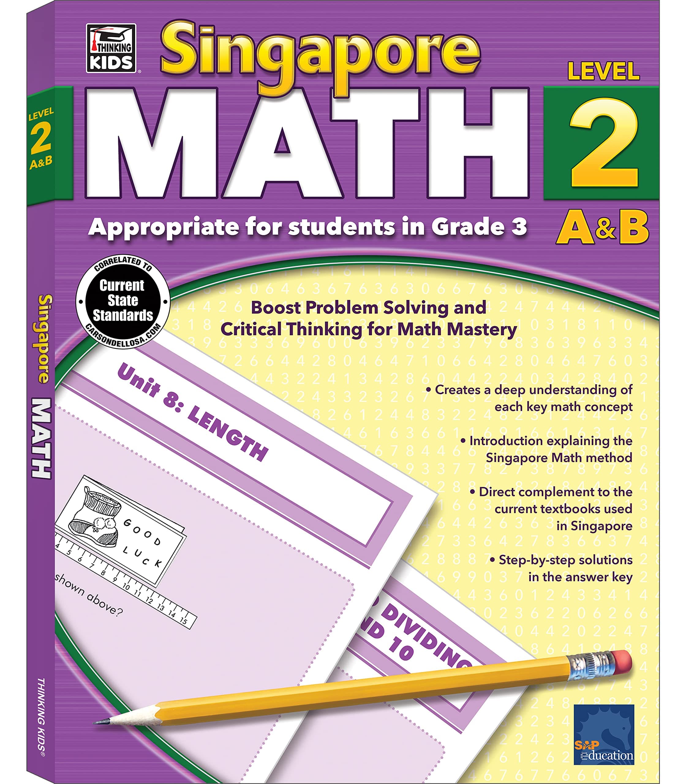 Singapore Math, Grade 3 Paperback – 5 January 2015
