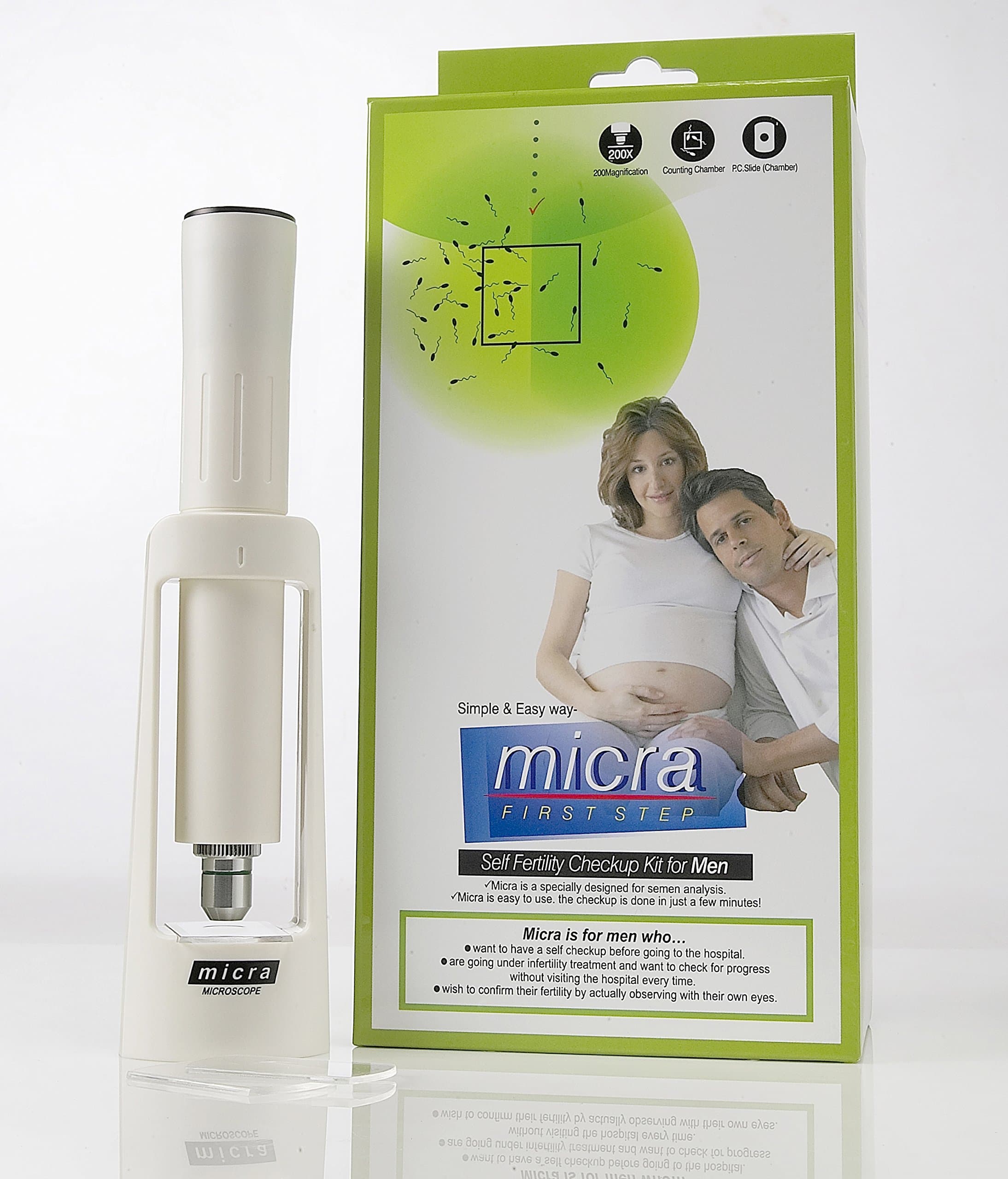 Micra Sperm Test - At Home Test for Sperm Count and Motility