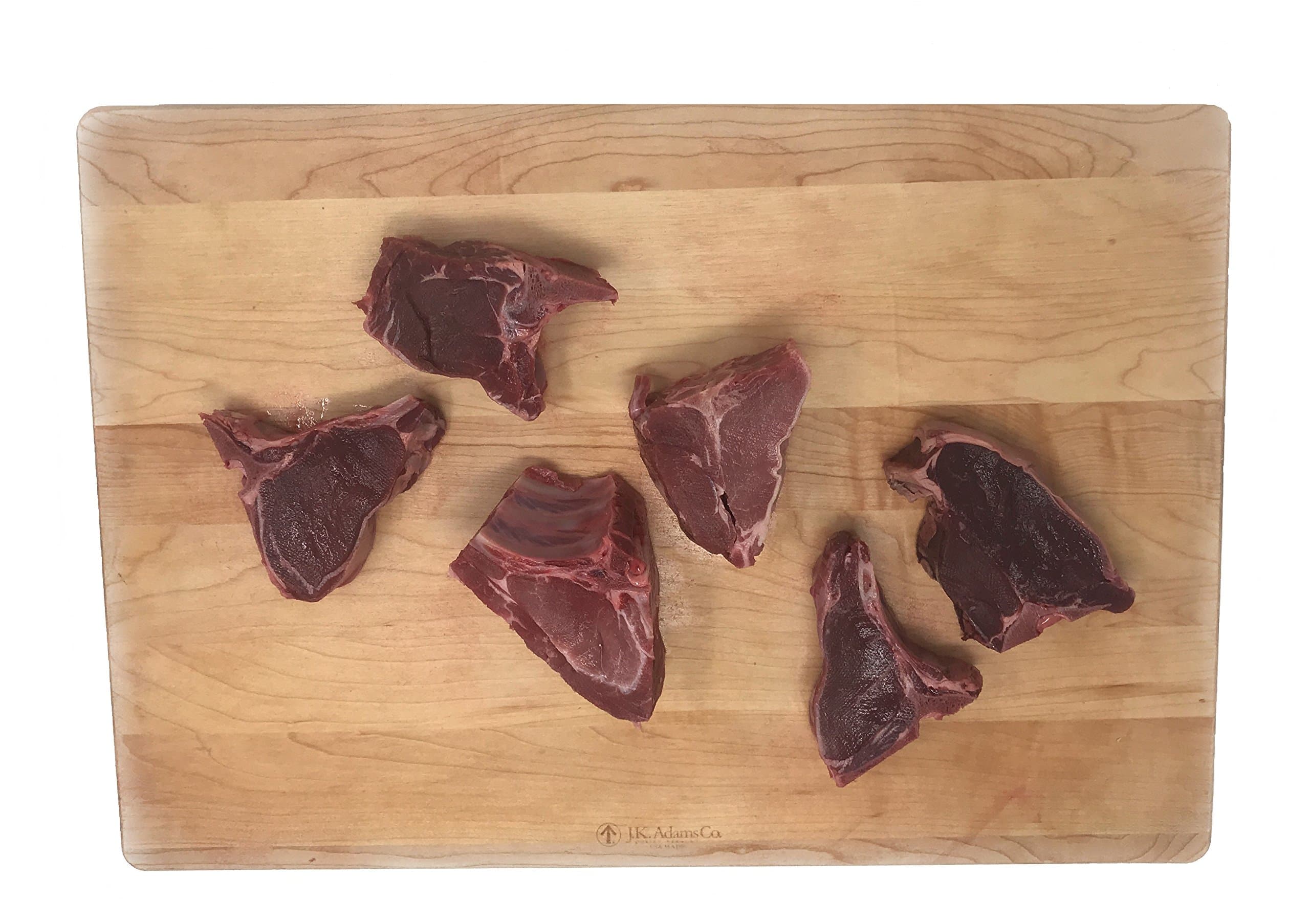 Wild Game Variety Steak Pack: 100% All-Natural Pack of Elk Chops, Venison Chops, and Wild Boar Chops - with no Growth Hormones or Antibiotics - USDA Tested - 2 of each Steak (6 Count)