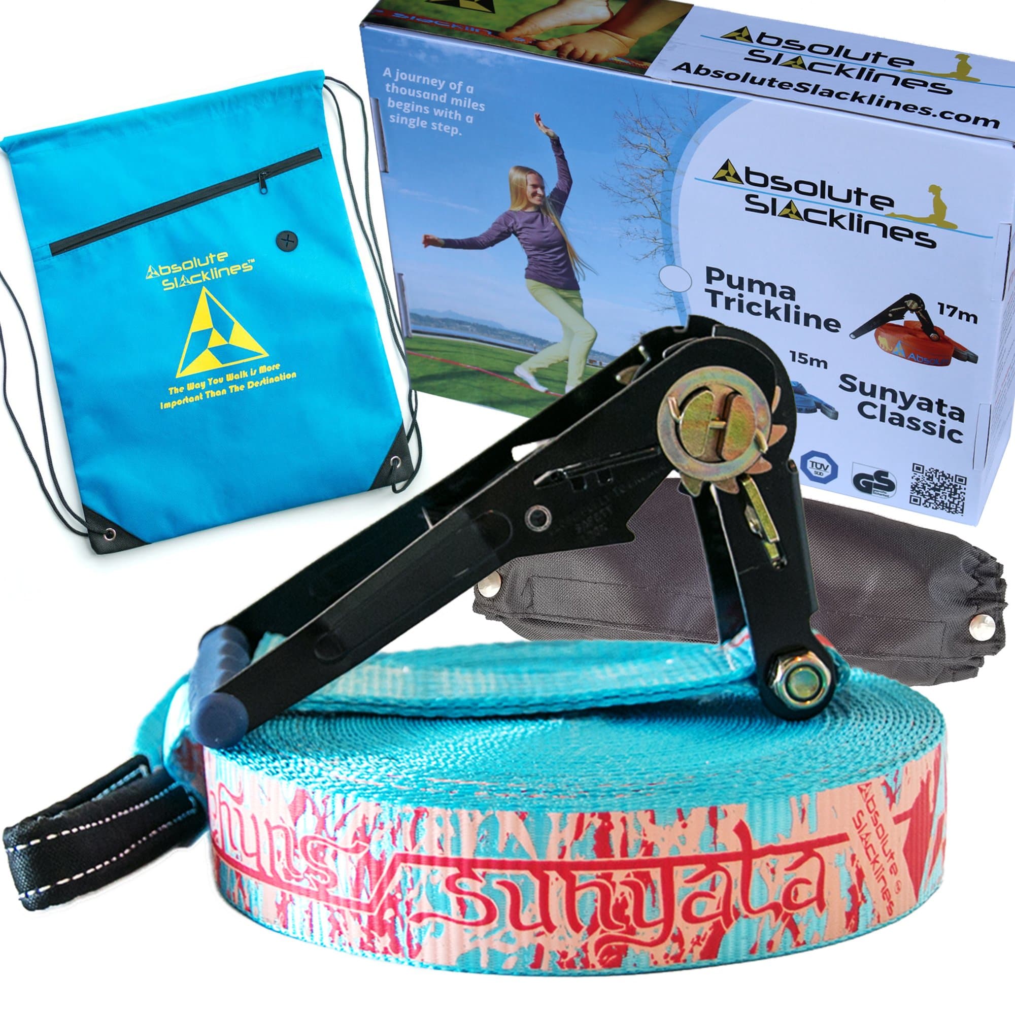 Sunyata Classic 49 ft/15m | with GripCoat + Tree Pads + Bag + Ratchet Safety Cover | 1 Year Warranty | Easy Set Up Online Tutorial | Great for Beginner and Intermediate Users