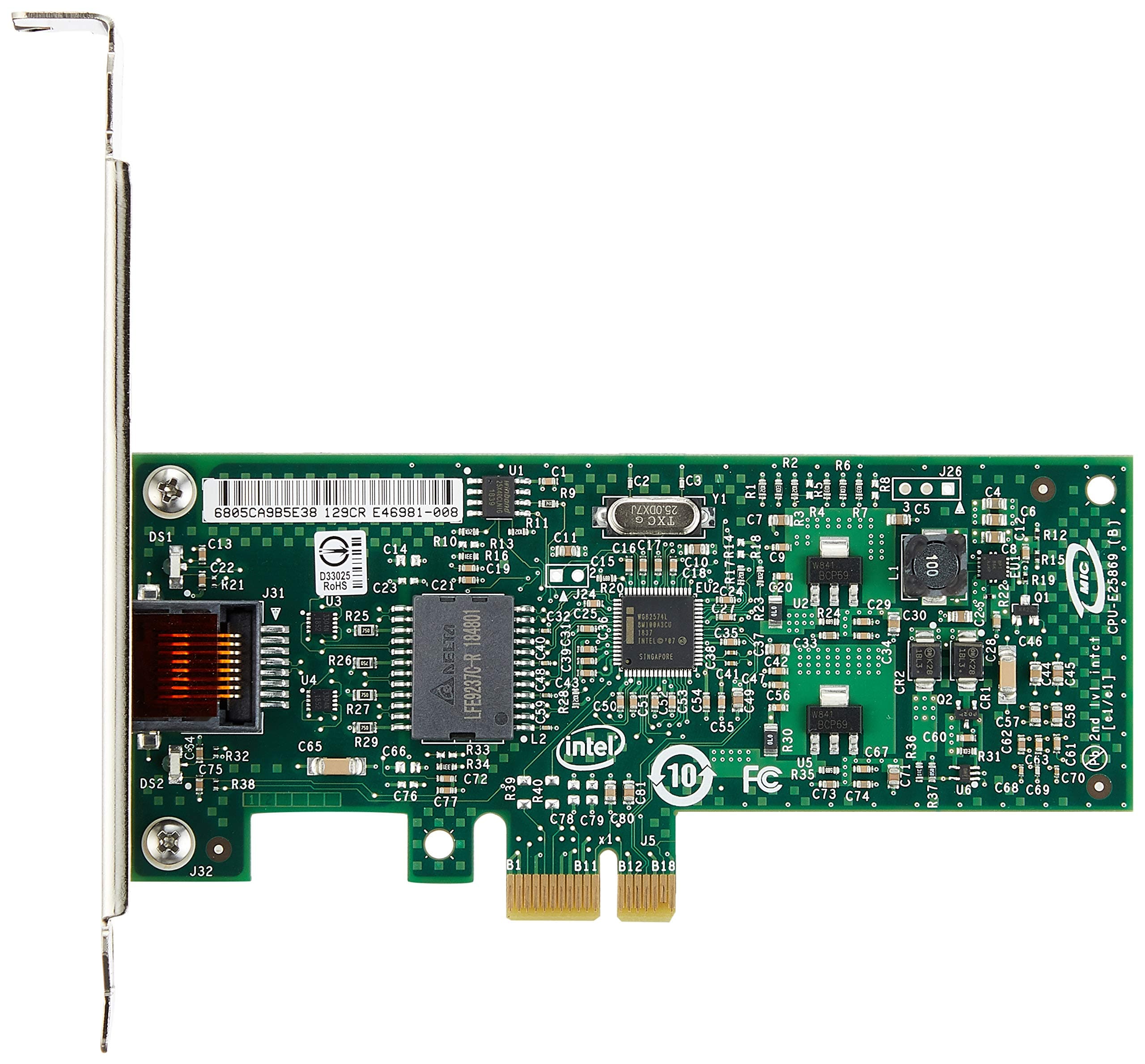 Intel Gigabit PRO/1000 CT Desktop Adapter PCI-express