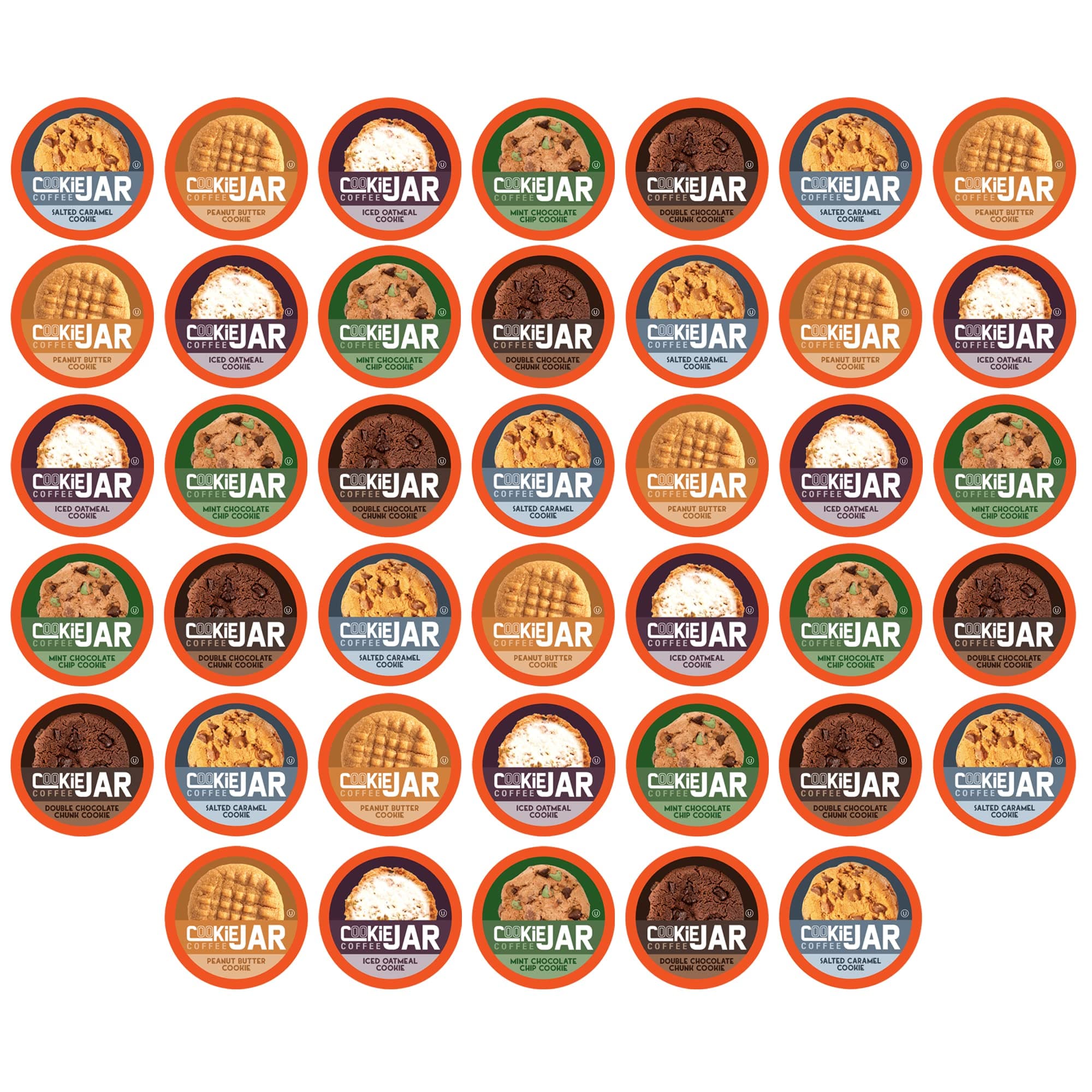 Assorted Flavored Coffee Pods for Keurig K Cup Brewers, 40 Count Variety Pack – Flavored Coffee Sampler with Multiple Delicious Options