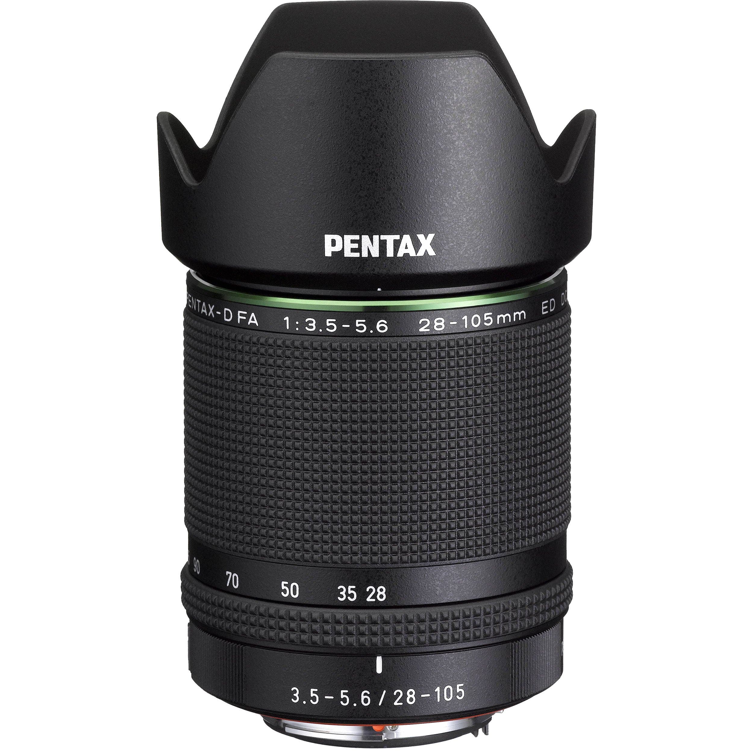 Pentax HD D-FA 28-105mm F3.5-5.6 ED DC WR - camera lenses (Standard zoom, SLR, 15/11, 28 - 105 mm, Pentax KAF3, APS-C, Full frame)