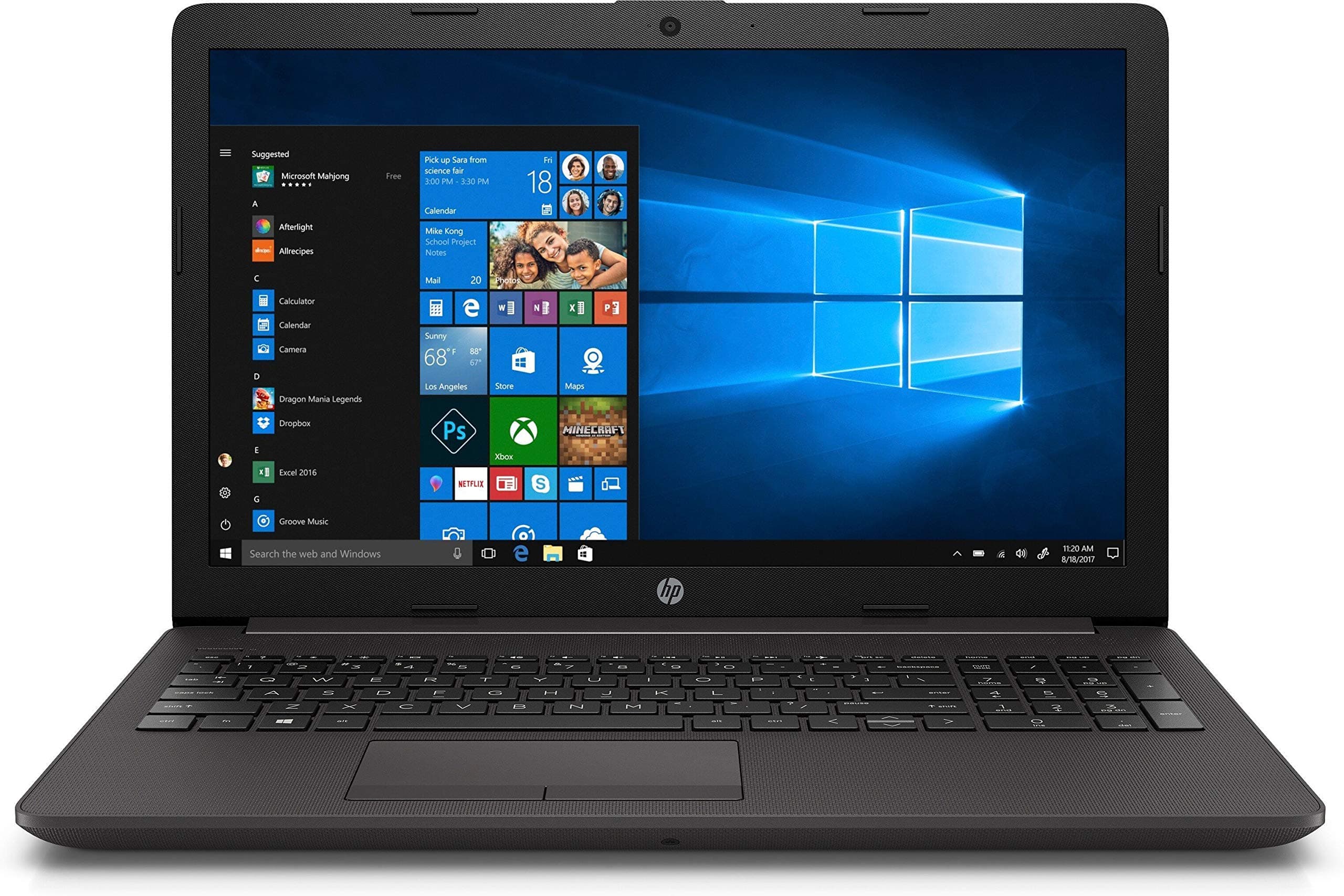 HP 250 G7 Commercial Laptop (10th Gen Intel Core i3, 4GB RAM, 512 GB SSD, Windows 10), 22A67PA - for Small and Medium Business