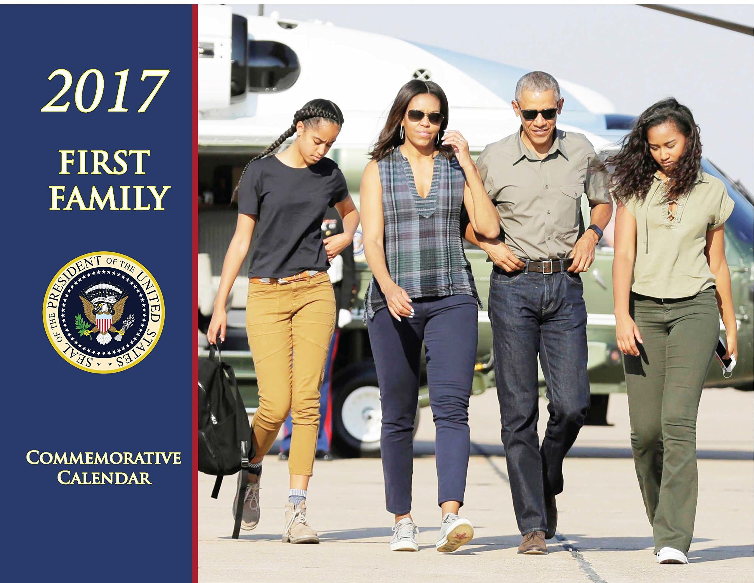 2017 "FIRST FAMILY" 12 MONTH Commemorative Calendar