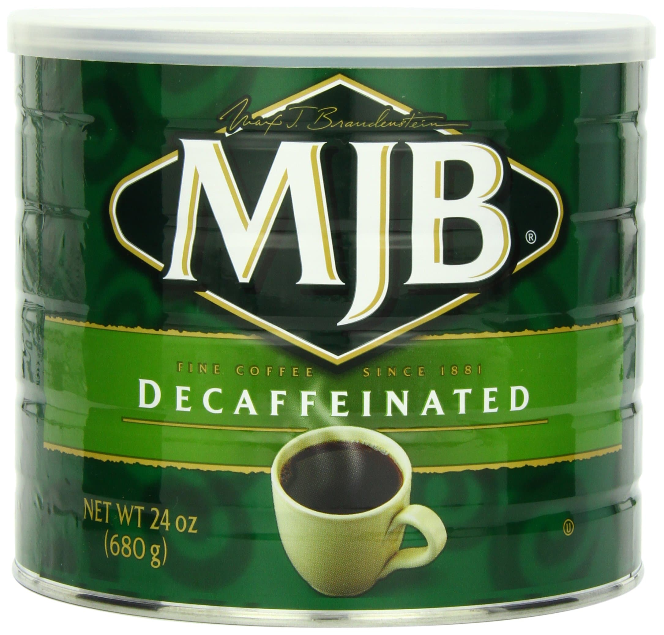 MJB Coffee, Premium Decaf Ground Coffee, Medium Roast, 24 Ounce