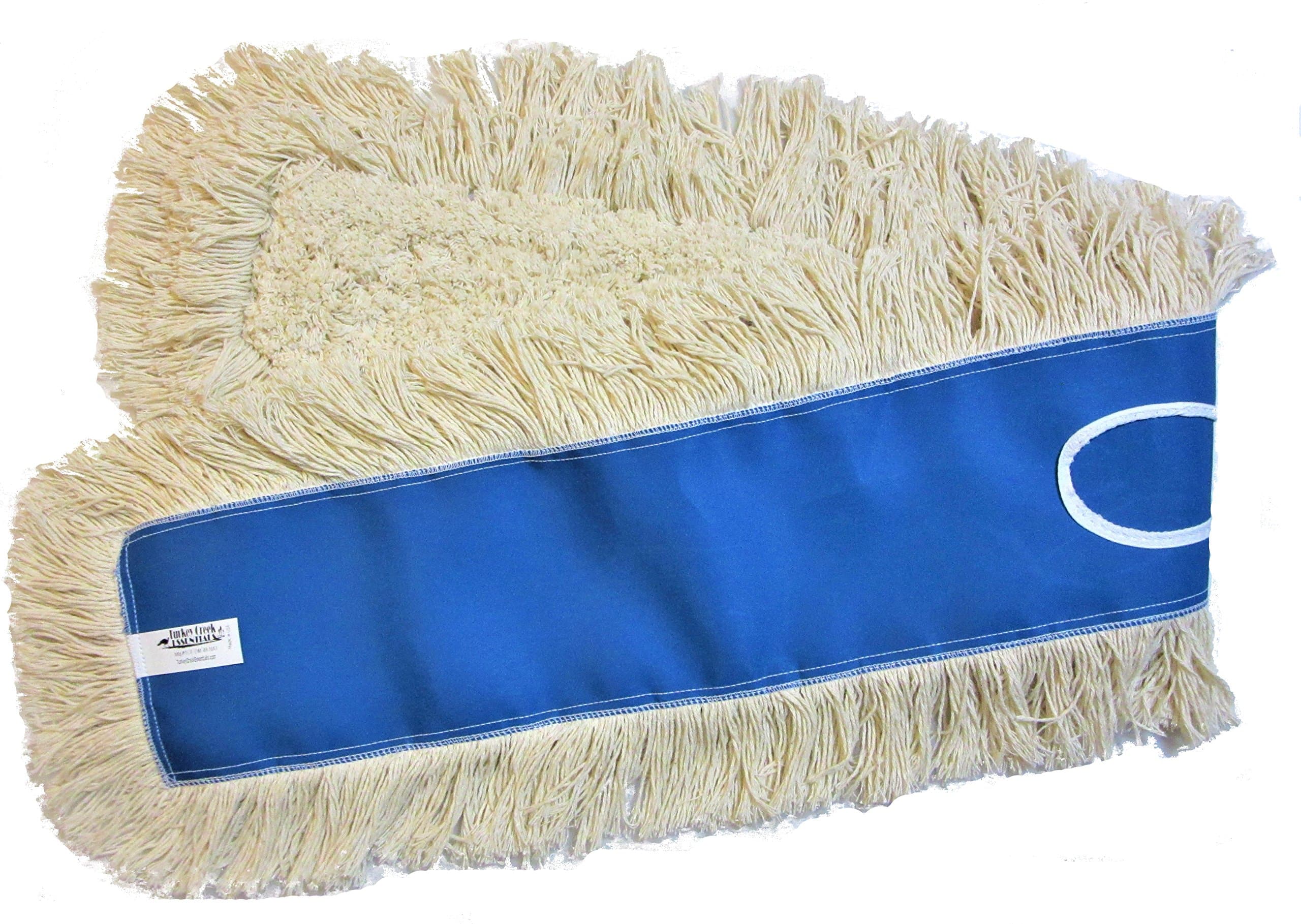 48" Industrial Strength Washable Cotton Dust Mop Refill Replacement Head for Home & Commercial Use for 48 Inch Frame Cleans Hardwood Laminate Concrete or Other Floor Systems