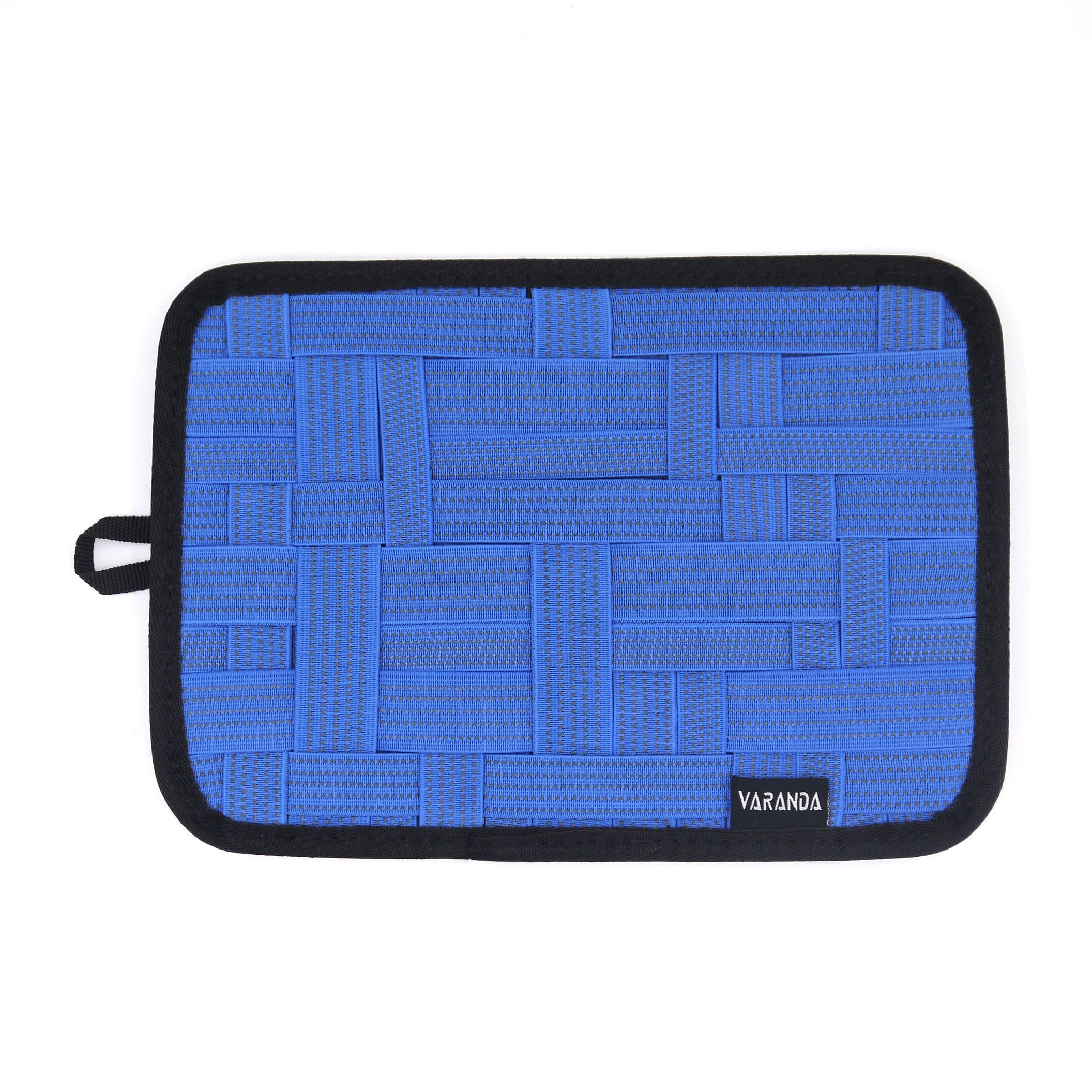 VARANDA Small Grid Organiser Case (27×19cm, Blue)