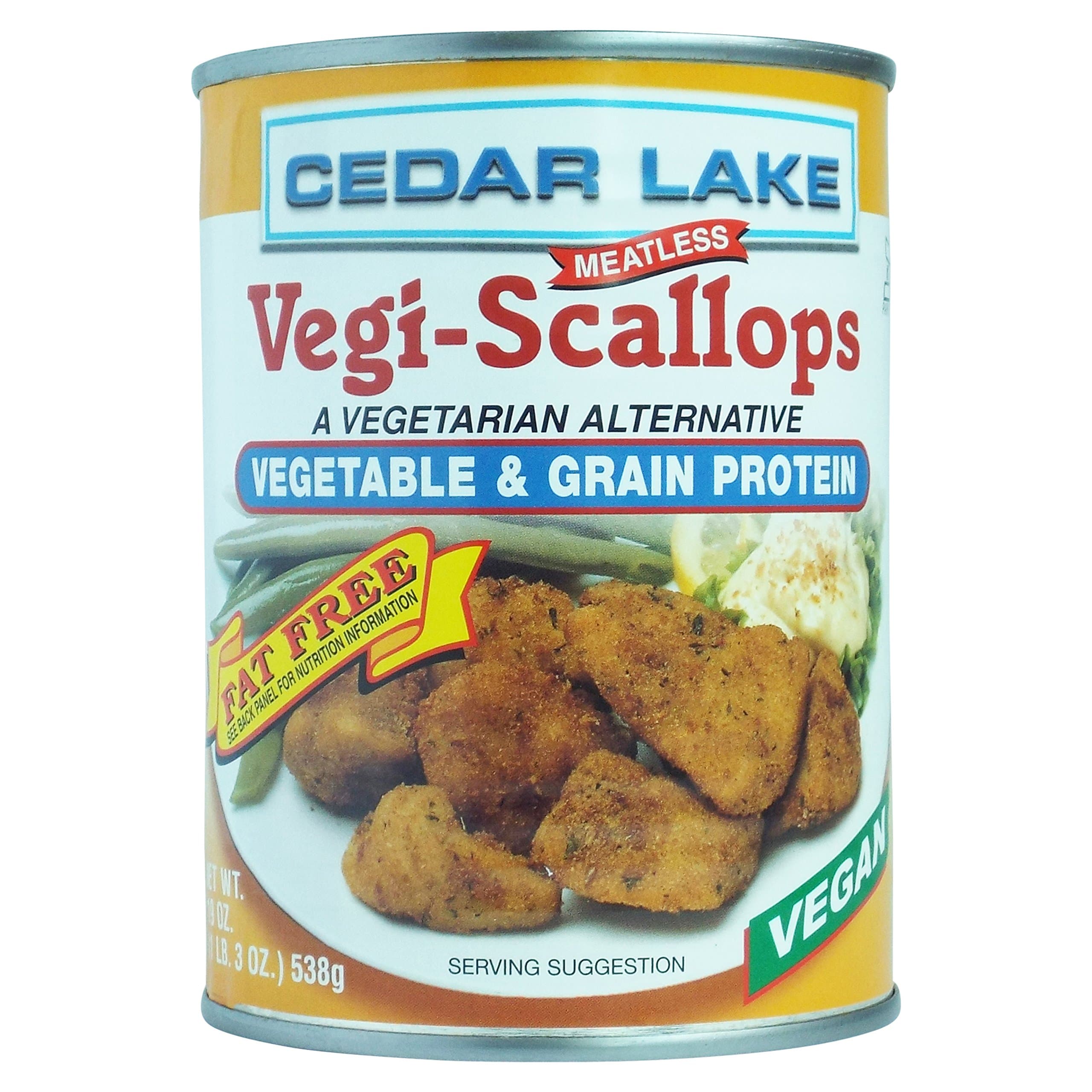 Cedar Lake Vegi-Scallops - Vegan (12 Cans)